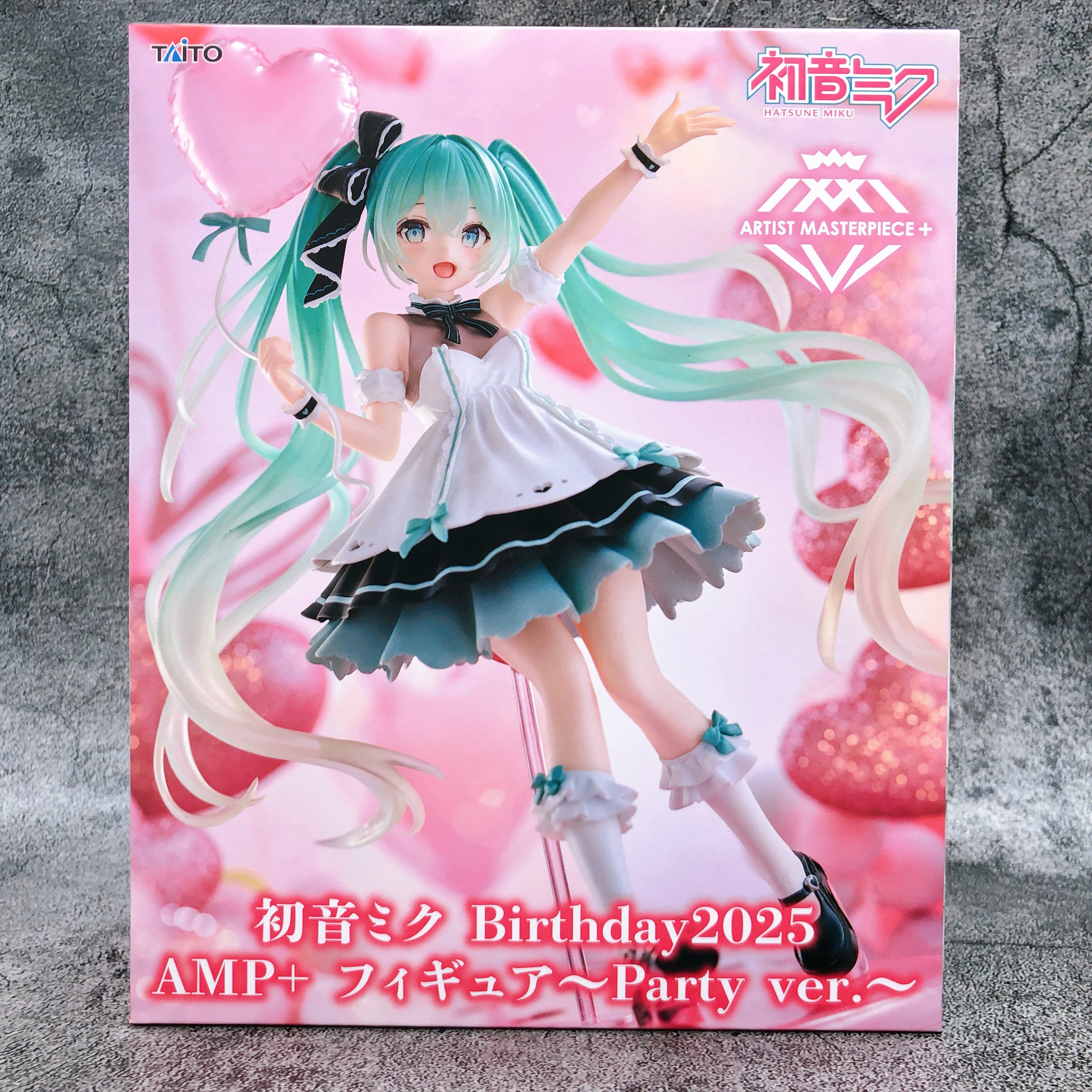 Hatsune Miku Birthday 2025 AMP+ Figure Party ver. Taito Japan Sealed NEW