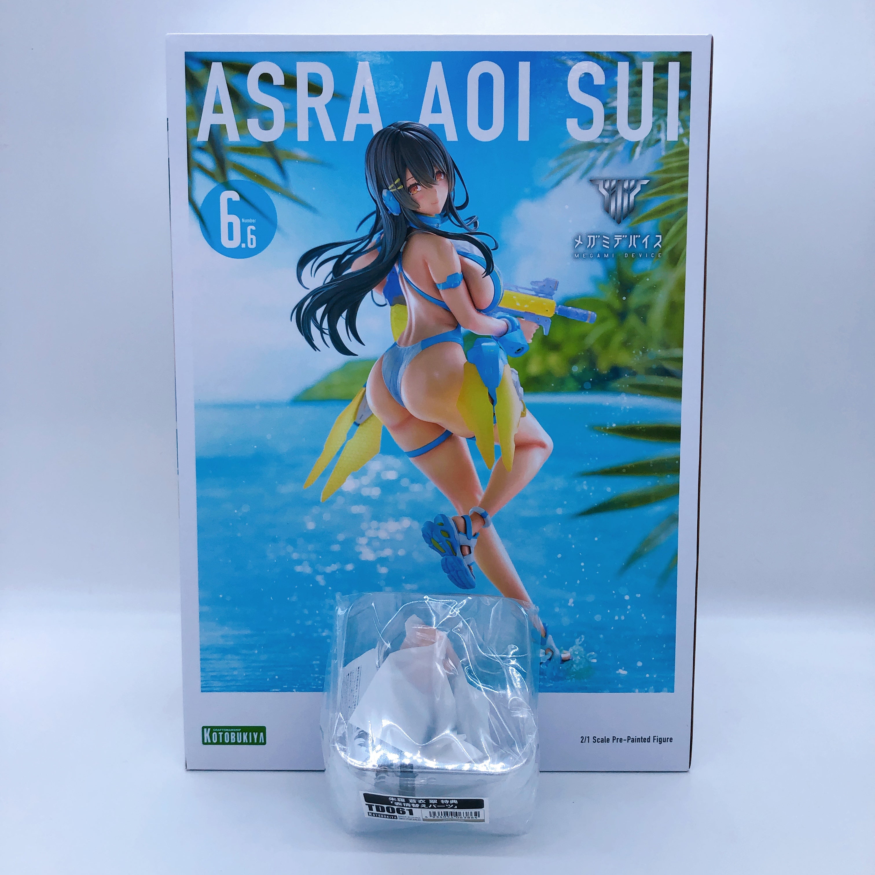 (w/Bonus) Megami Device ASRA Aoi Sui 2/1 Scale PVC Figure Number 6.6 NEW