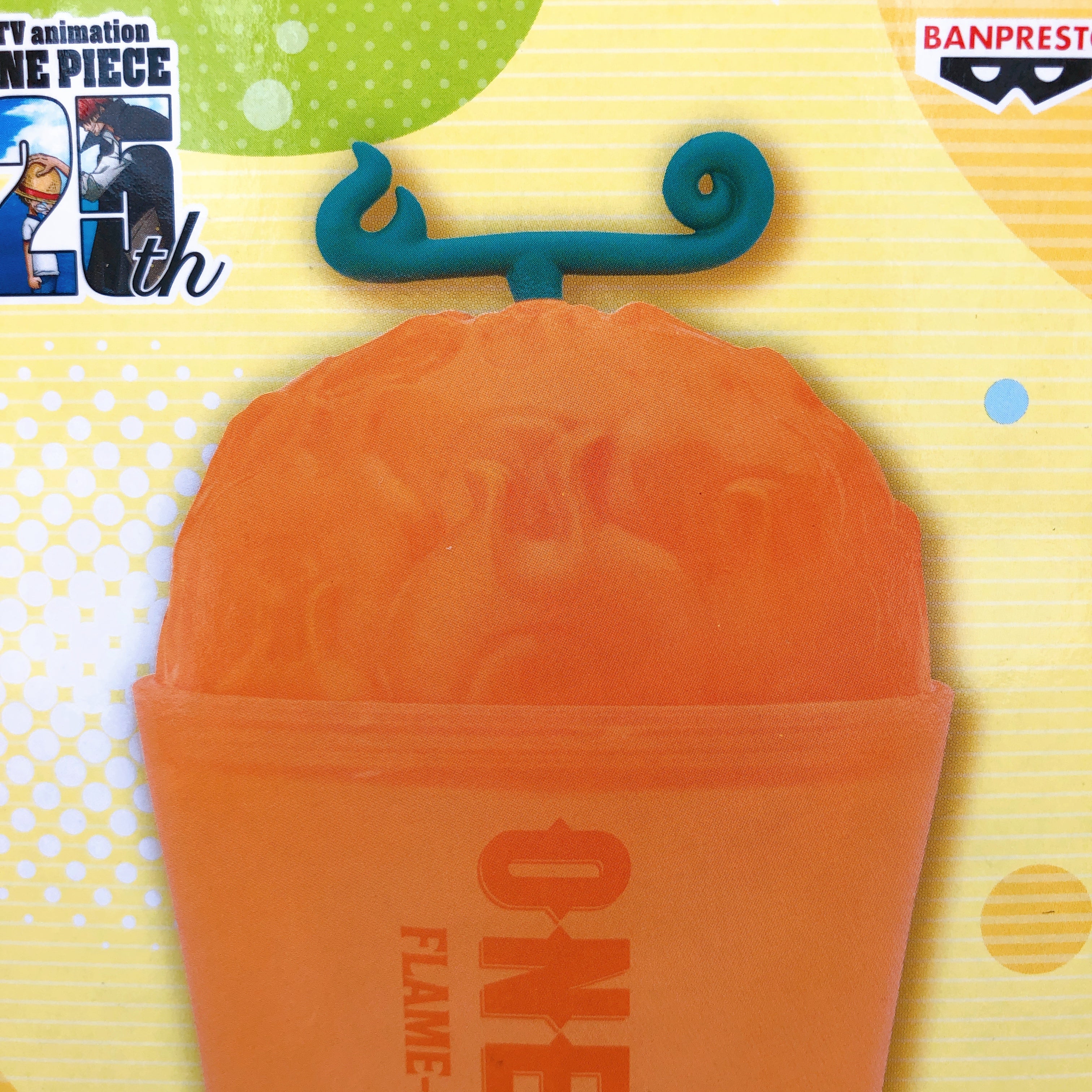 ONE PIECE Cup for drinking Flame-Flame Fruit Juice BANPRESTO Japan Sealed NEW
