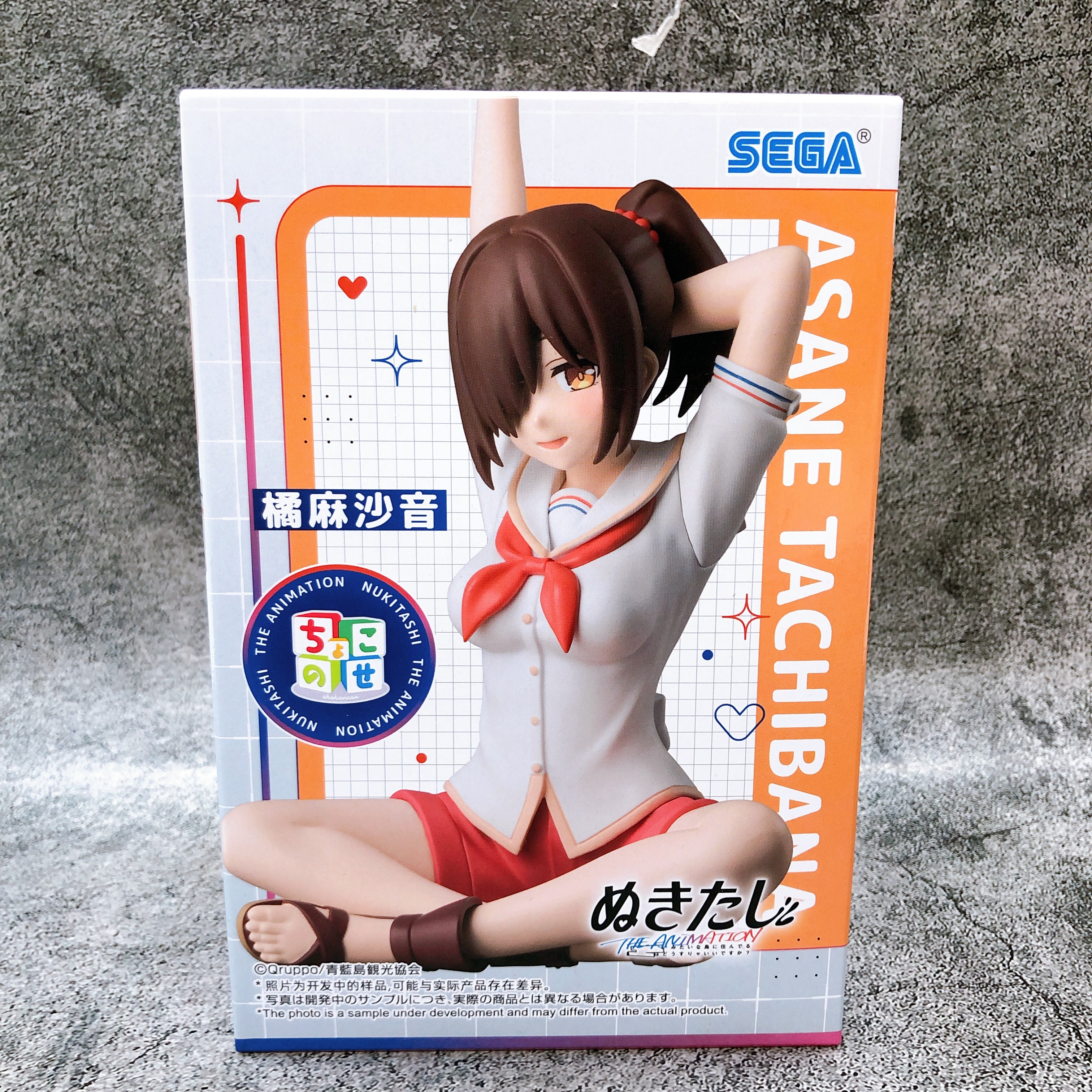 Nukitashi THE ANIMATION Asane Tachibana Chokonose Premium Figure SEGA Japan NEW