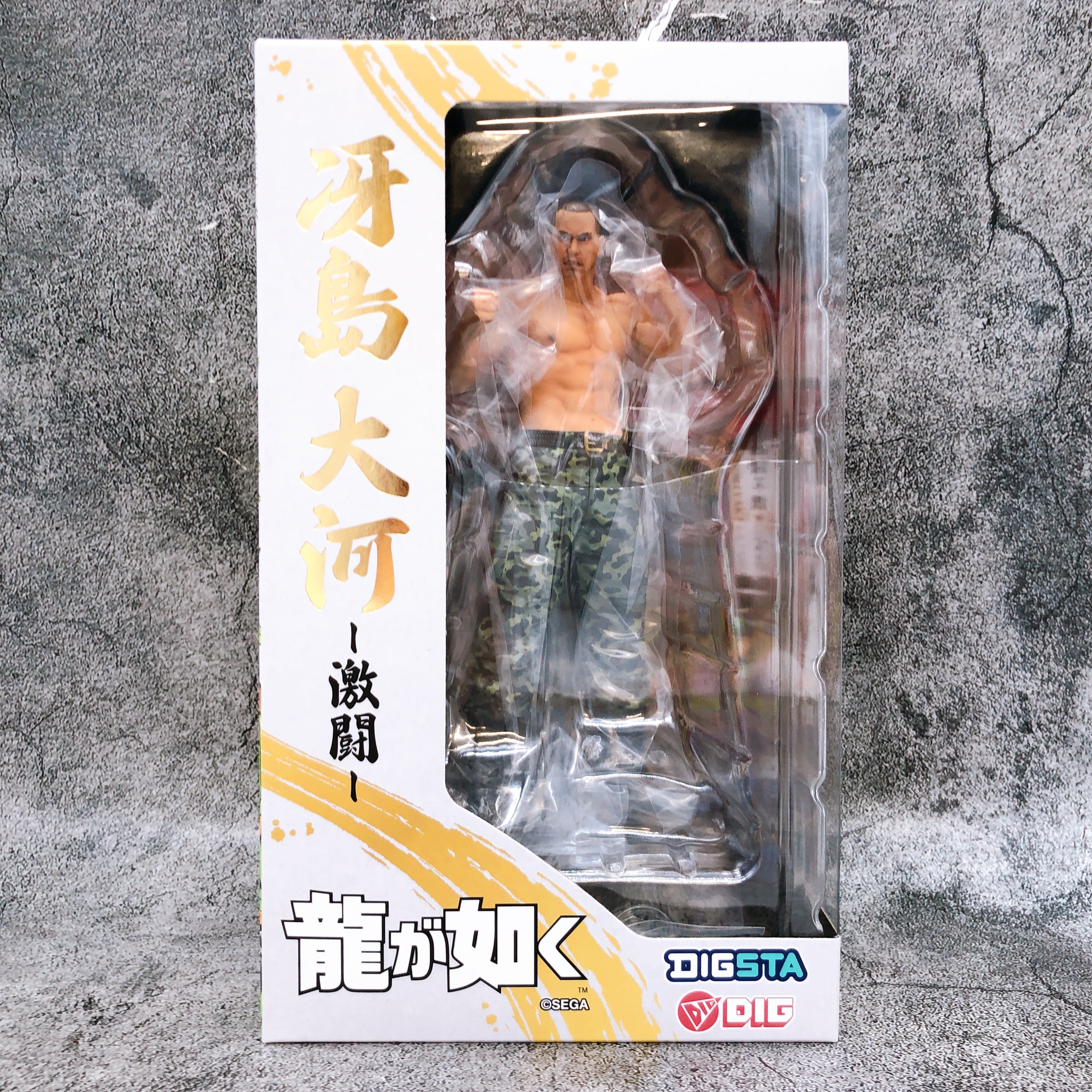 Yakuza Taiga Saejima Figure Fierce Battle Digsta Japan AUTHENTIC Like a Dragon