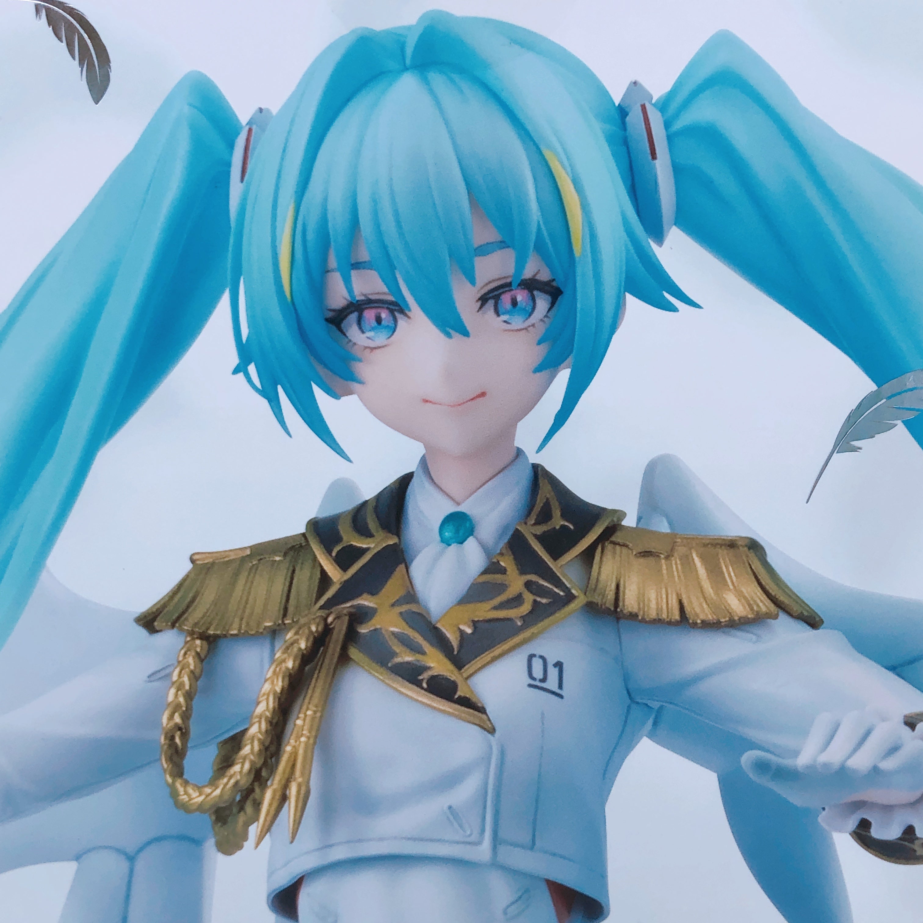 Lucrea Hatsune Miku x Wing Gundam Zero EW Limited Figure MegaHouse Japan Sealed