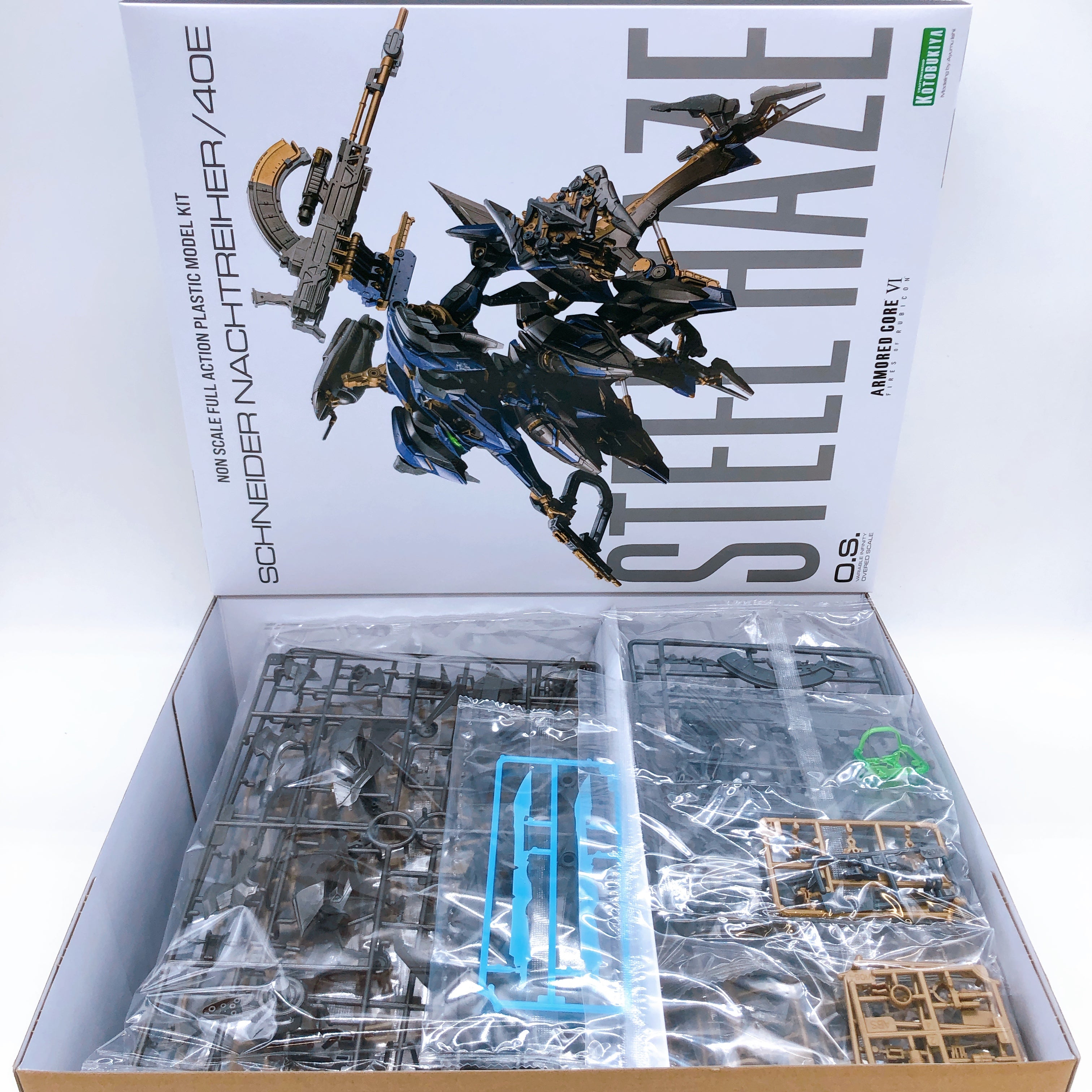 Armored Core VI SCHNEIDER NACHTREIHER/40E Steel Haze V.I.O.S. Kit KOTOBUKIYA NEW