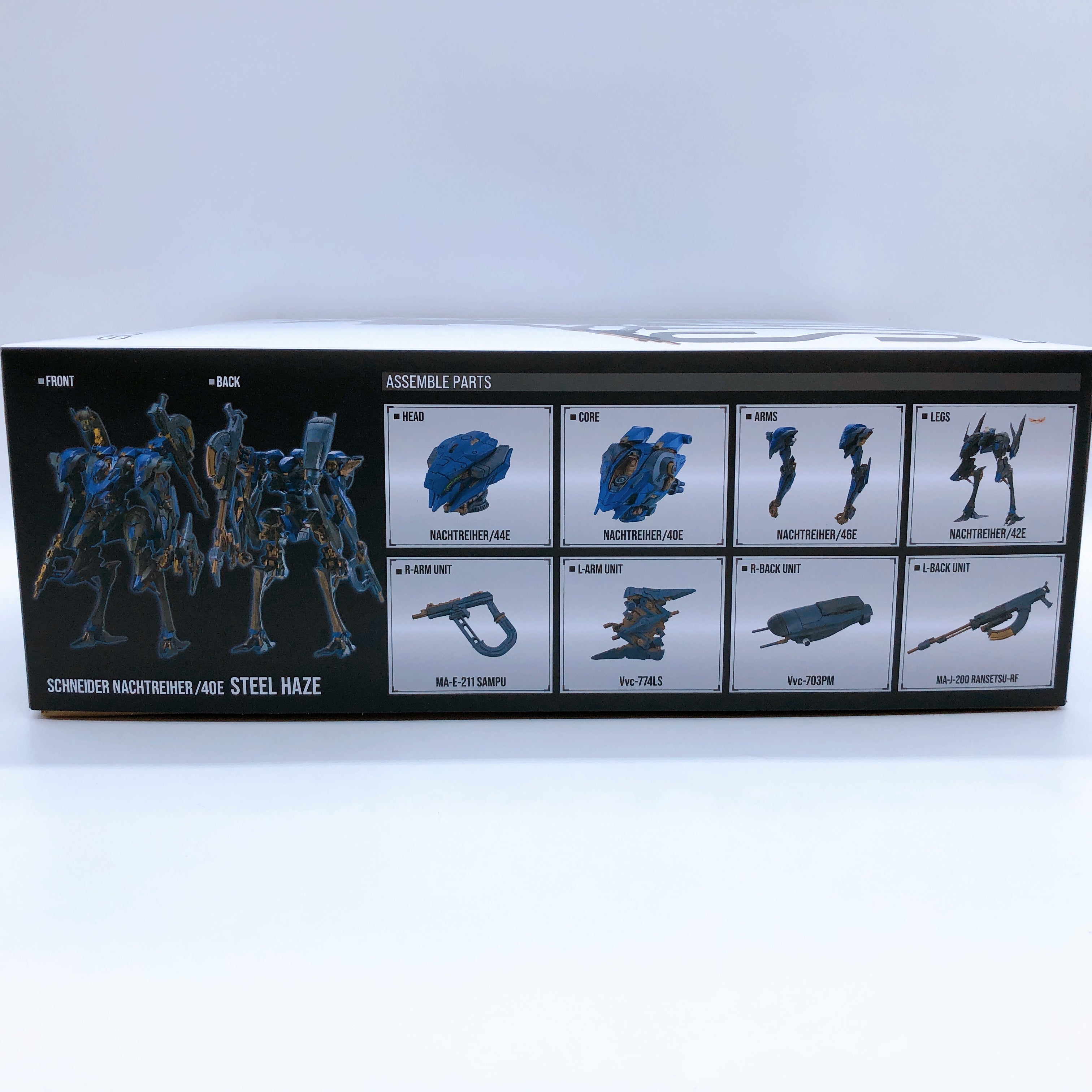 Armored Core VI SCHNEIDER NACHTREIHER/40E Steel Haze V.I.O.S. Kit KOTOBUKIYA NEW