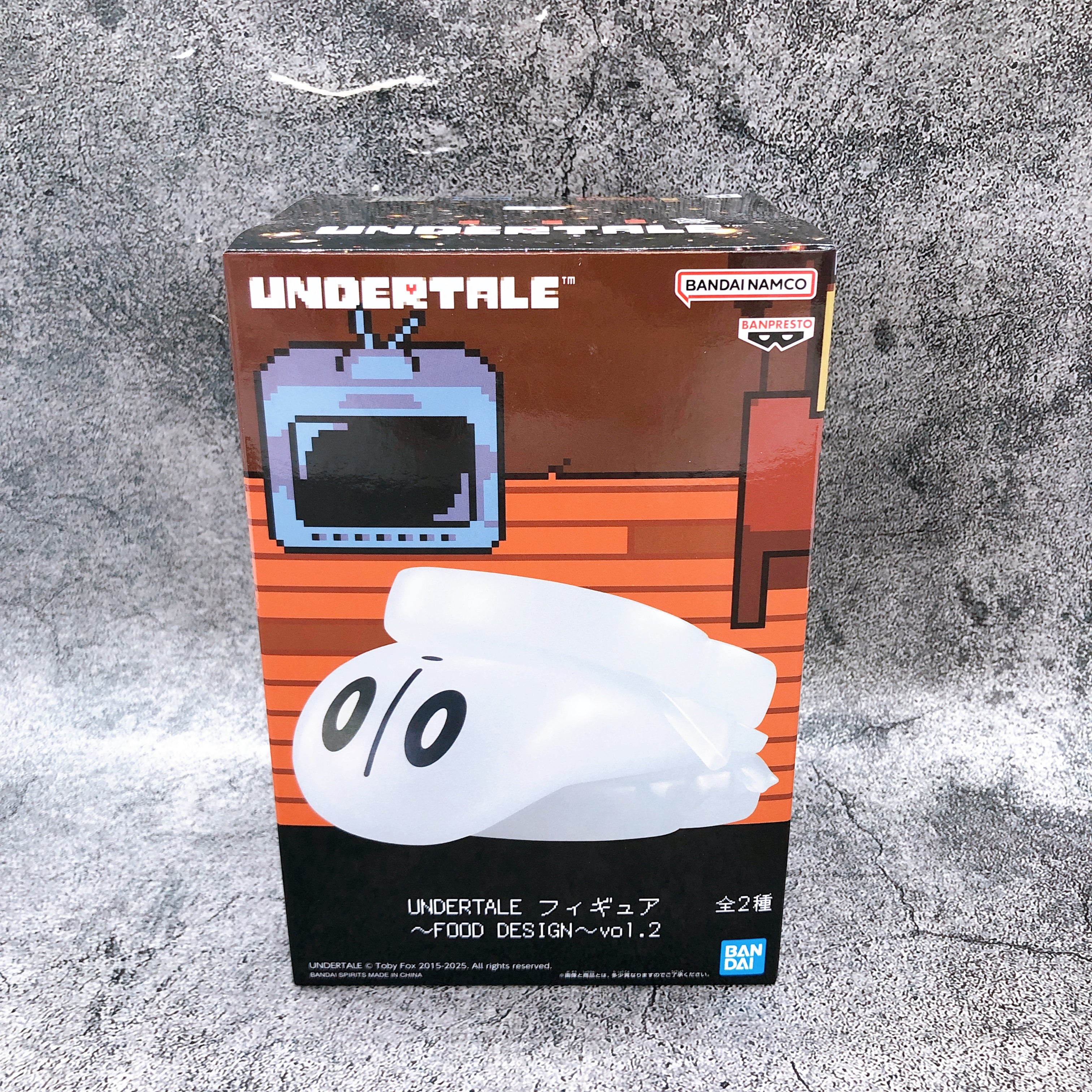 UNDERTALE Napstablook Figure FOOD DESIGN vol.2 BANPRESTO Japan Sealed NEW