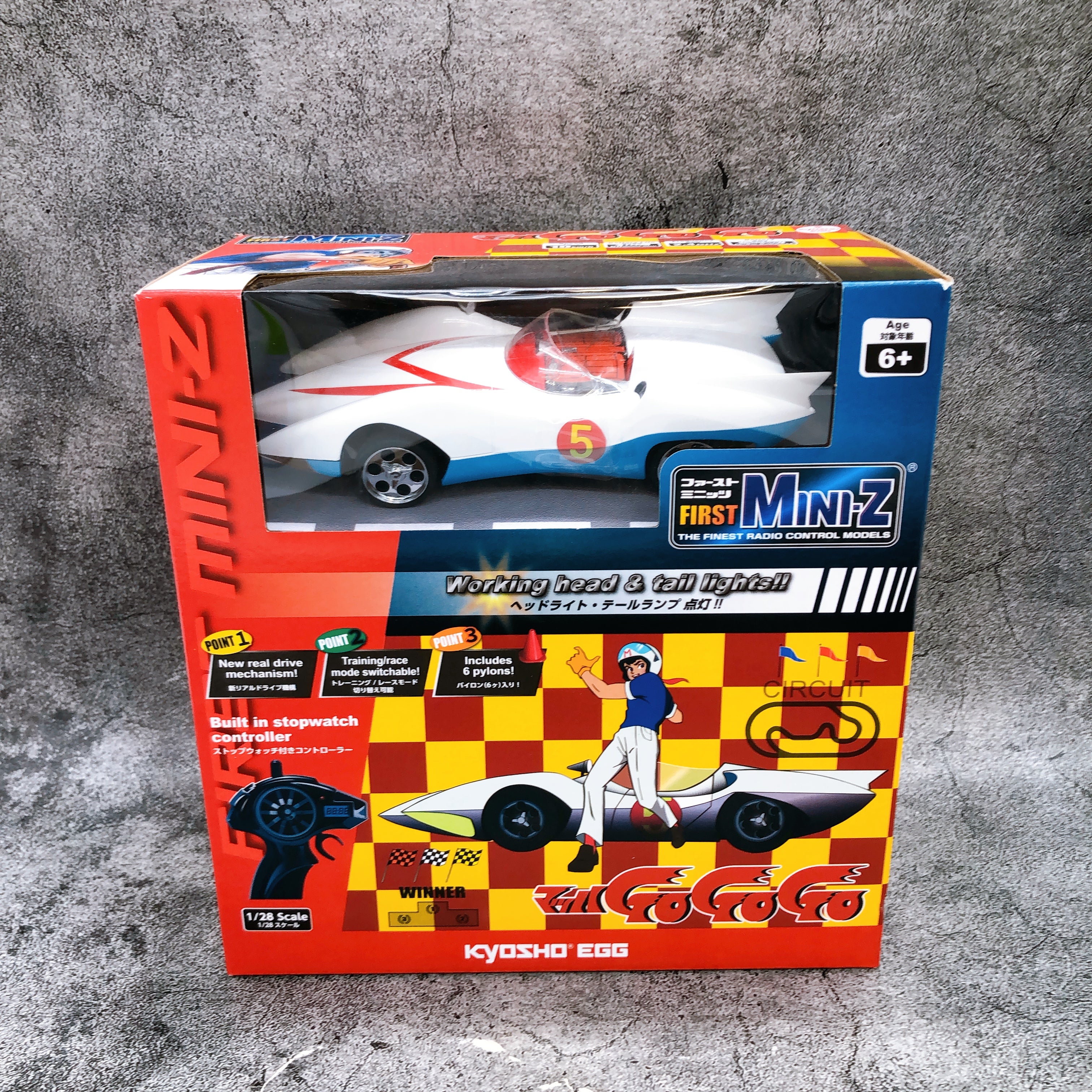 Mach GoGoGo First Mini-Z Figure Kyosho Egg Japan Sealed