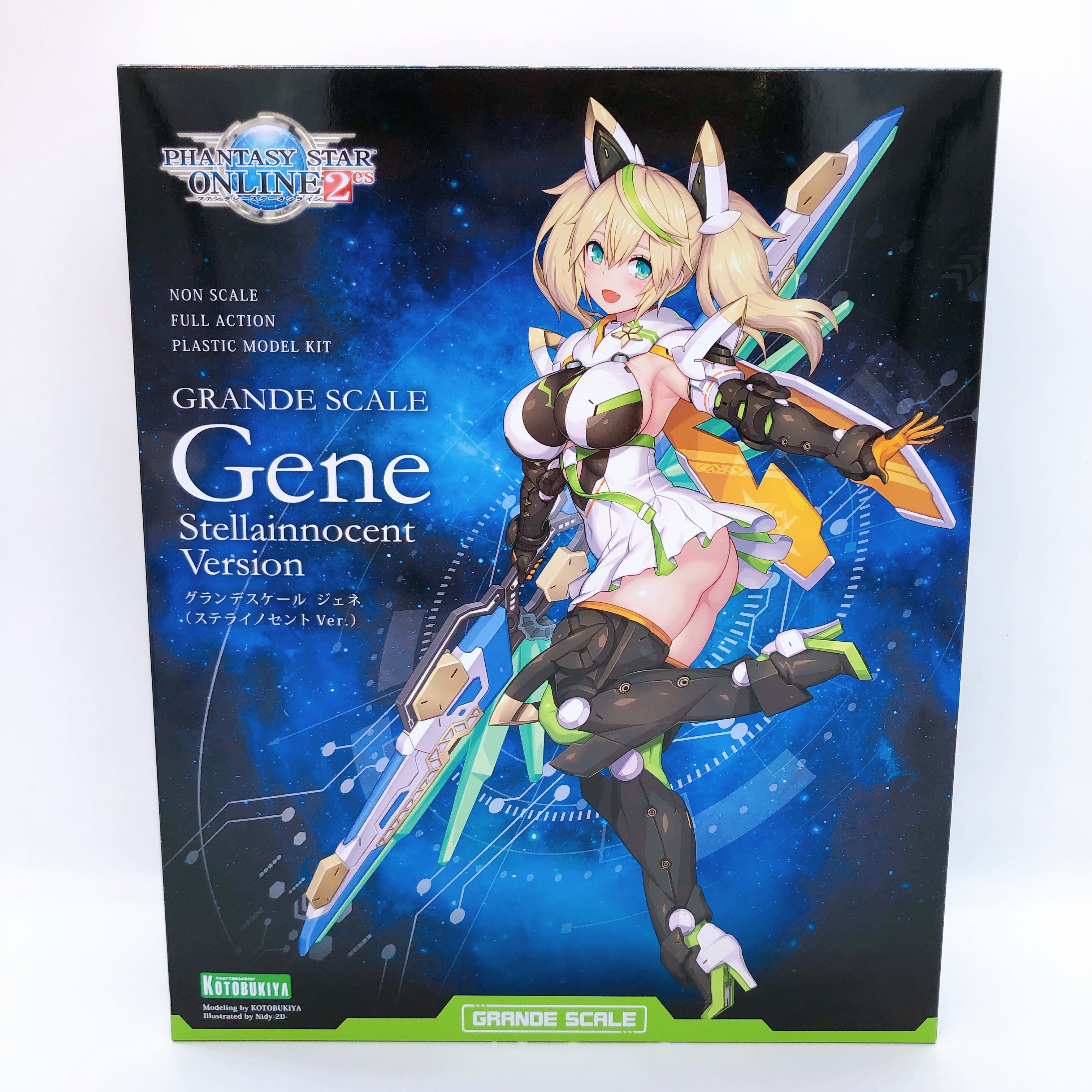 Phantasy Star Online 2 Grande Scale Gene Stellainnocent Ver Kit KOTOBUKIYA Japan