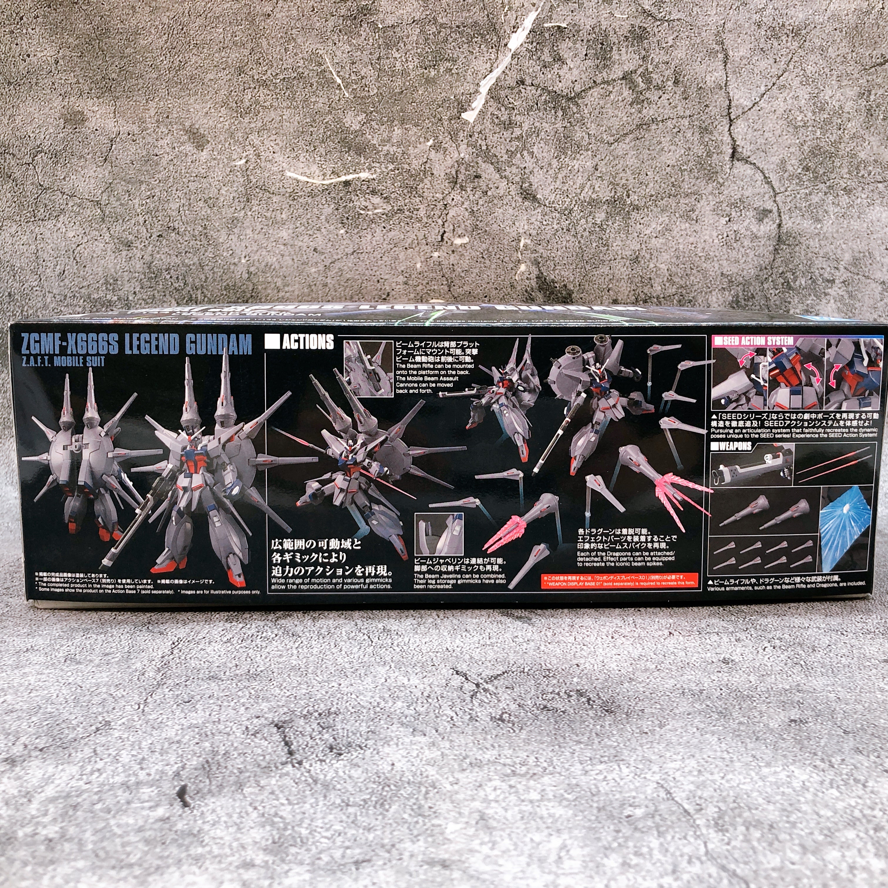HG 1/144 Legend Gundam ZGMF-X666S Gundam SEED DESTINY Model Kit Bandai Japan NEW
