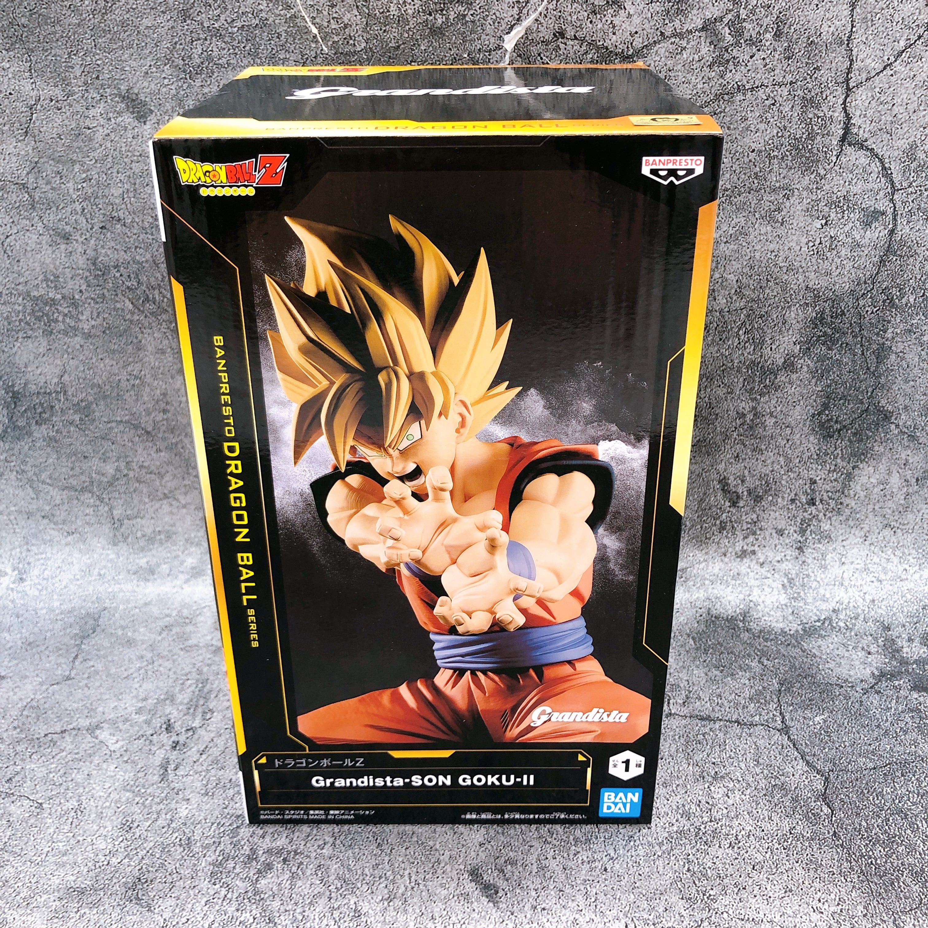 Dragon Ball Z Super Saiyan Son Goku II Grandista Figure BANPRESTO Japan Sealed