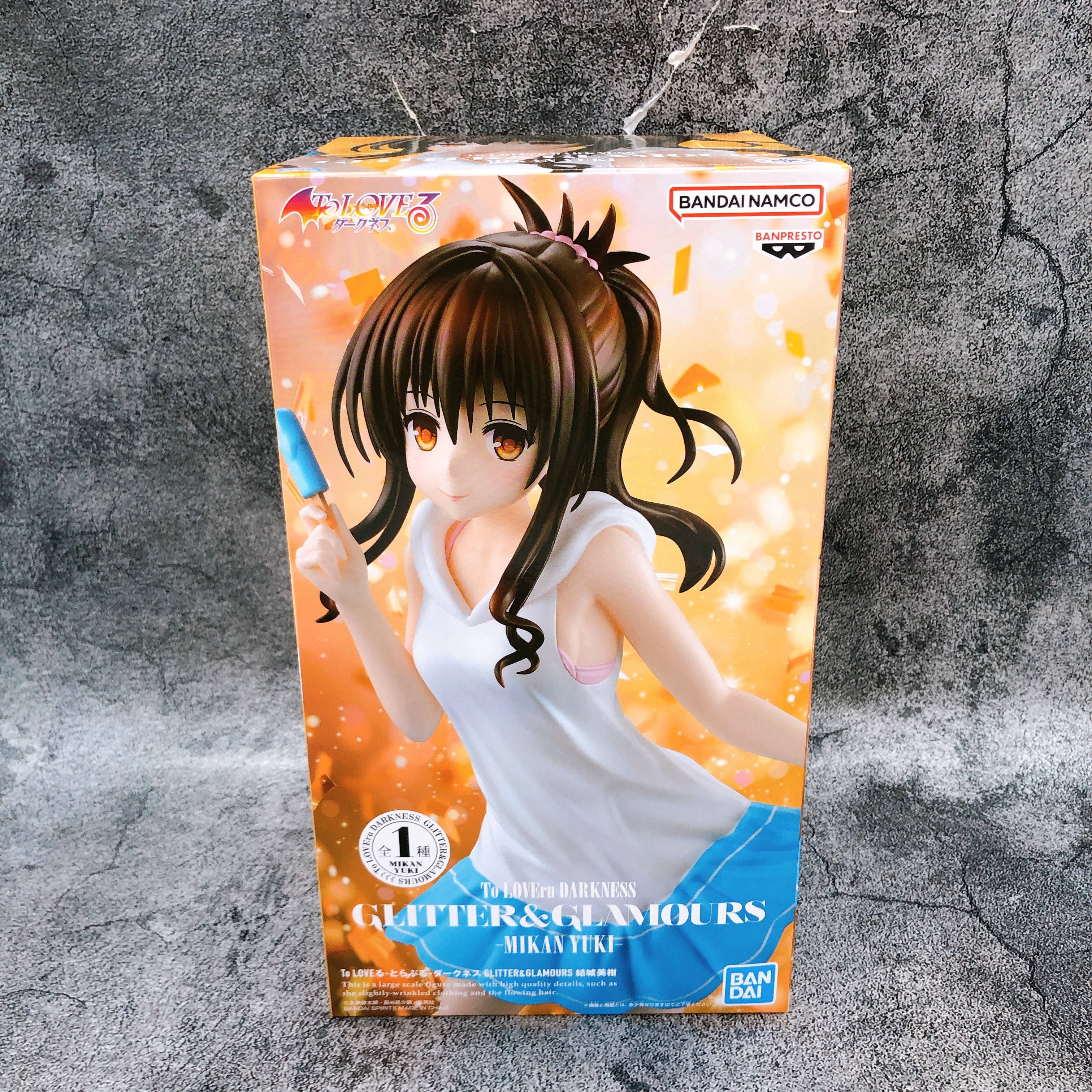 To Love Ru Mikan Yuuki GLITTER GLAMOURS Figure BANPRESTO Japan Sealed NEW