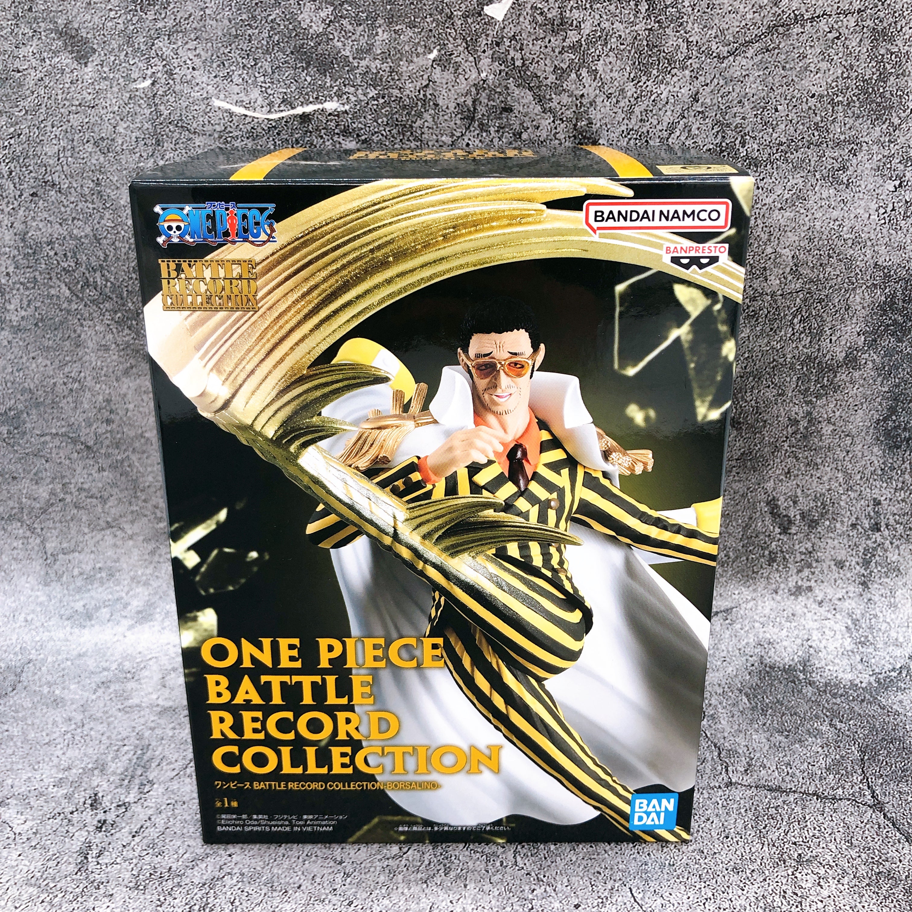 ONE PIECE Borsalino BATTLE RECORD COLLECTION Figure BANPRESTO Japan Sealed