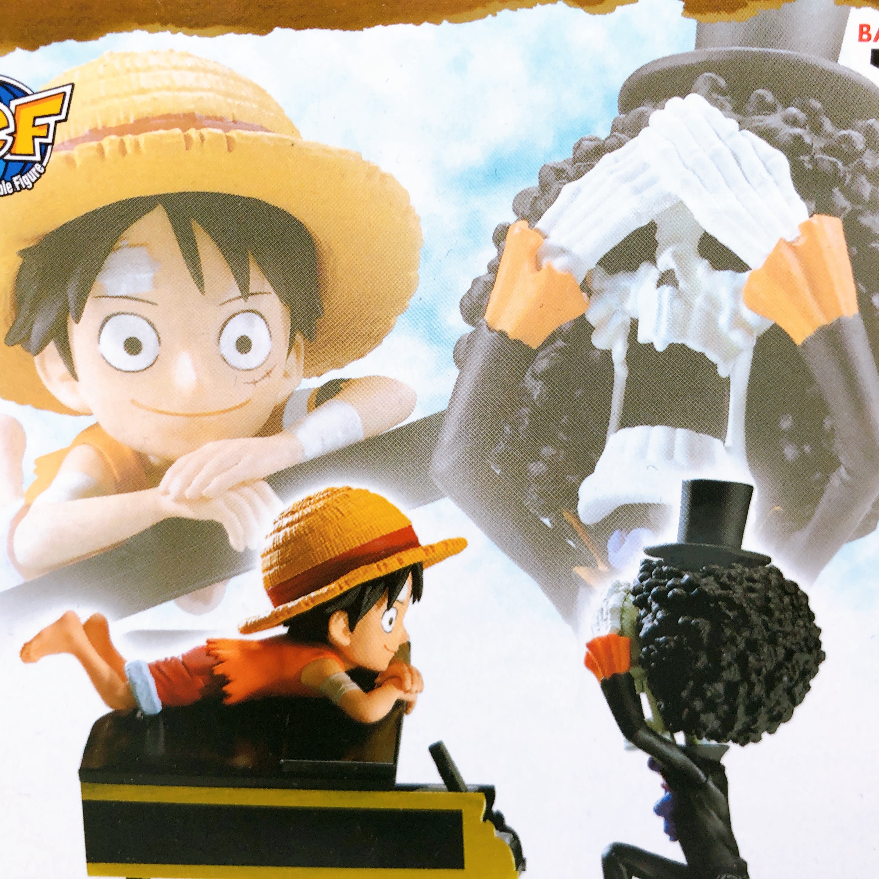 ONE PIECE Monkey D. Luffy ＆ Brook World Collectable Figure Log Stories Japan