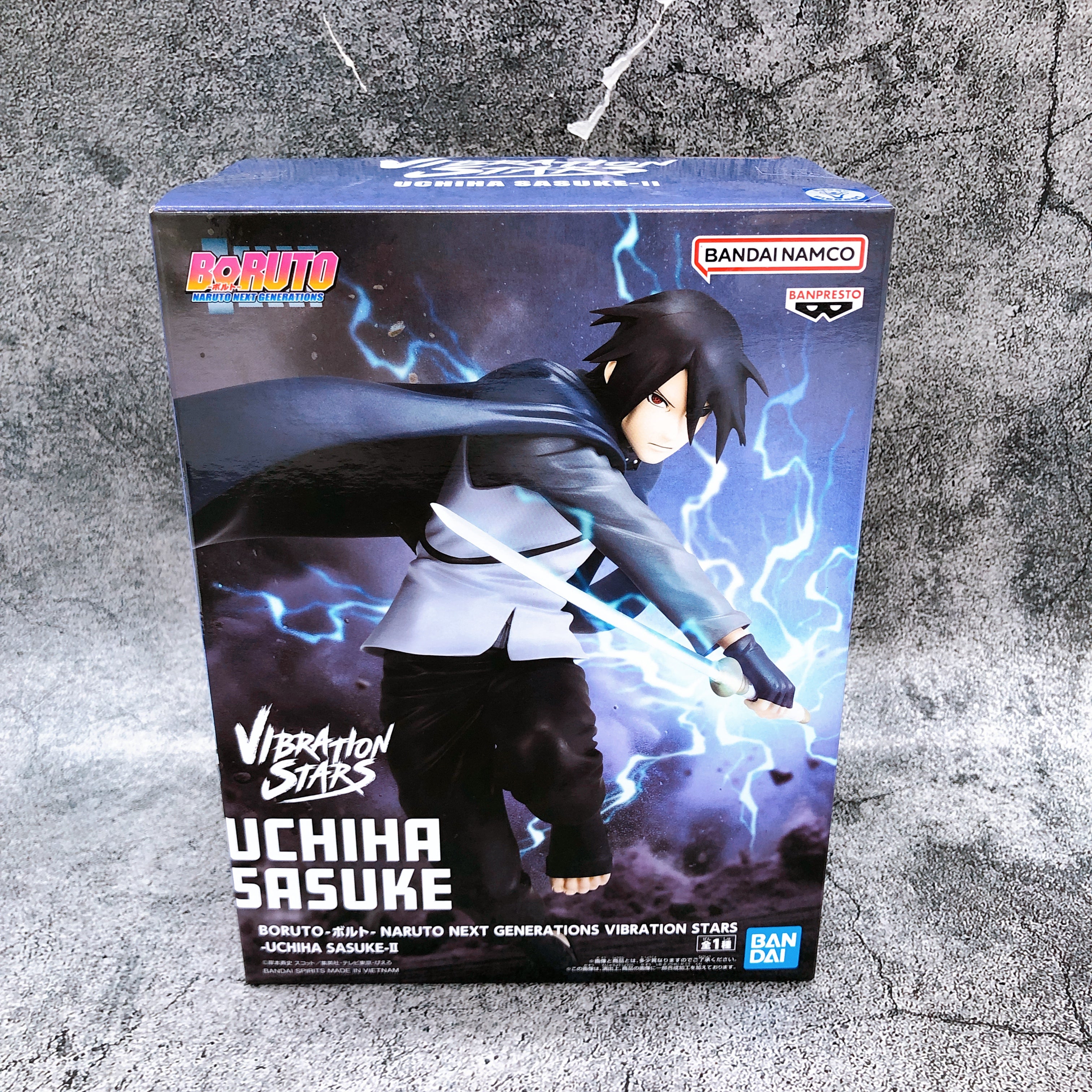 BORUTO Sasuke Uchiha II VIBRATION STARS Figure BANPRESTO Japan Sealed AUTHENTIC