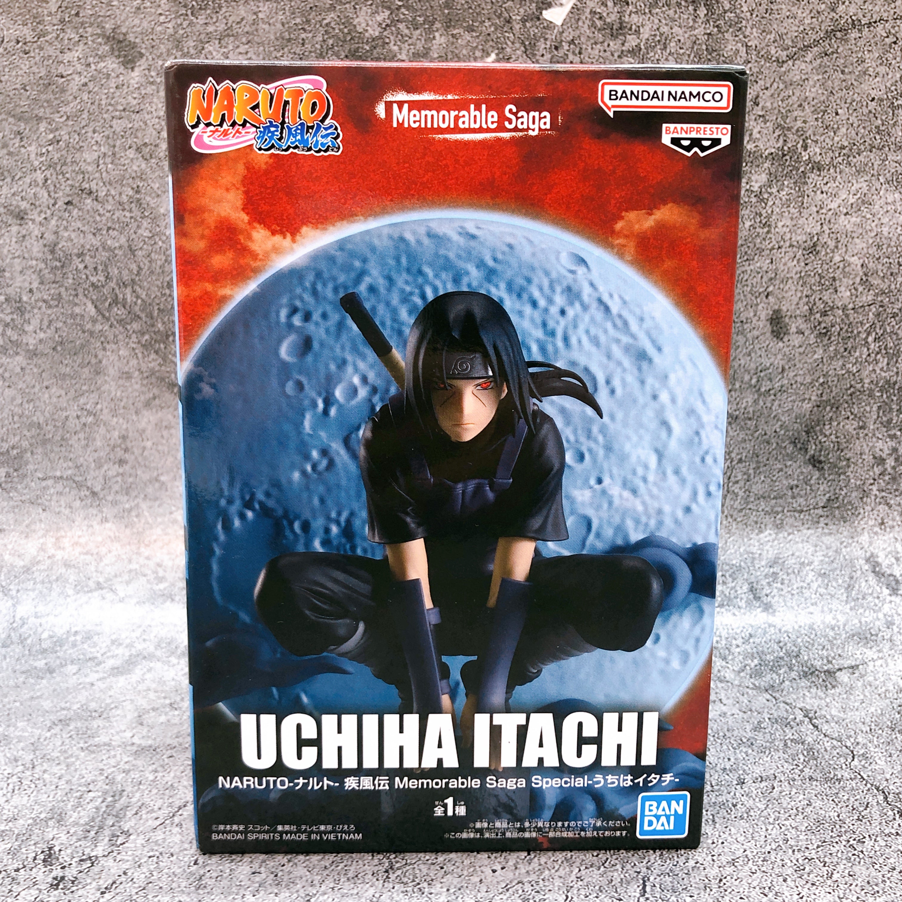 Naruto Shippuden Itachi Uchiha Memorable Saga Special Figure BANPRESTO Japan NEW
