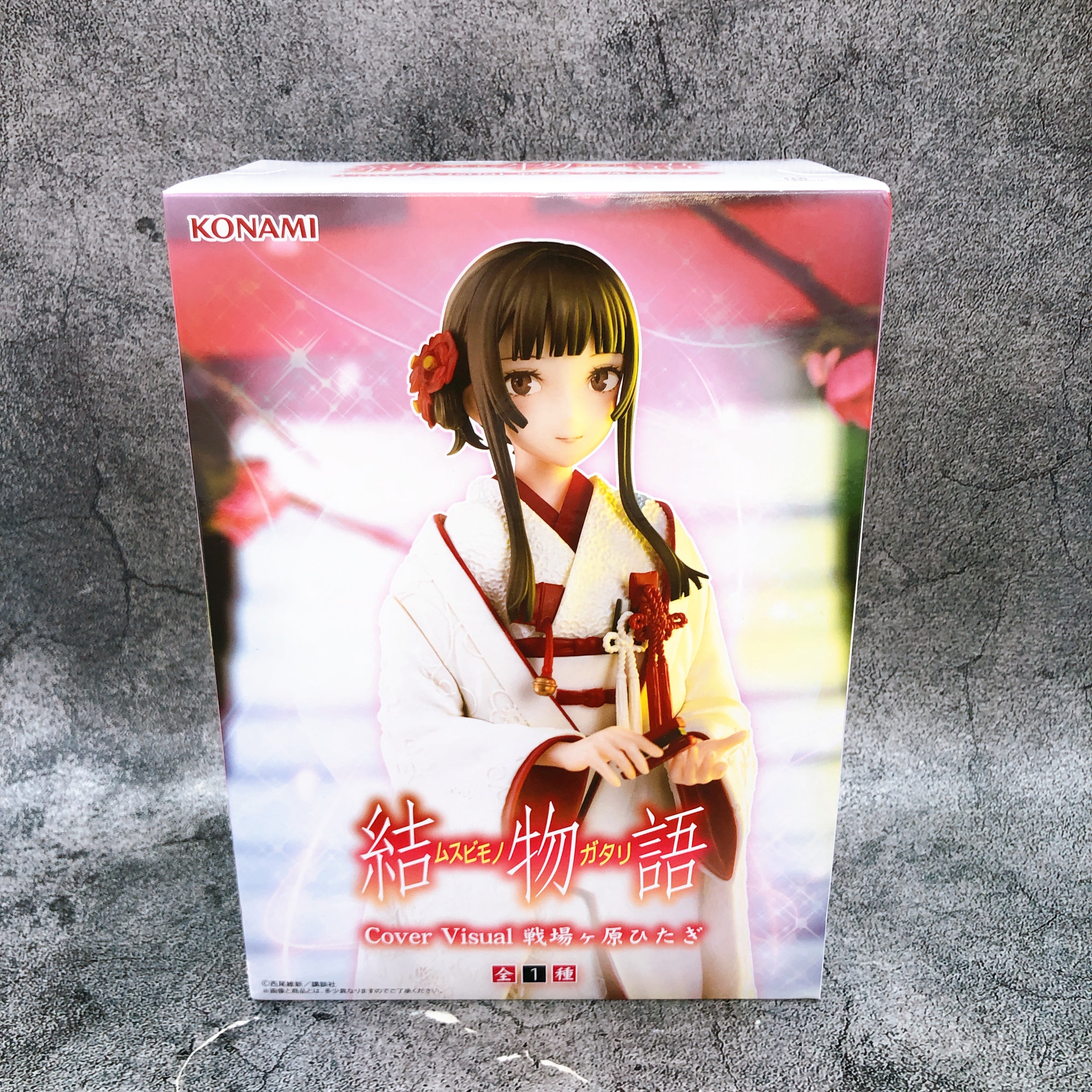 Monogatari Series Hitagi Senjougahara Figure Cover Visual Konami Japan NEW