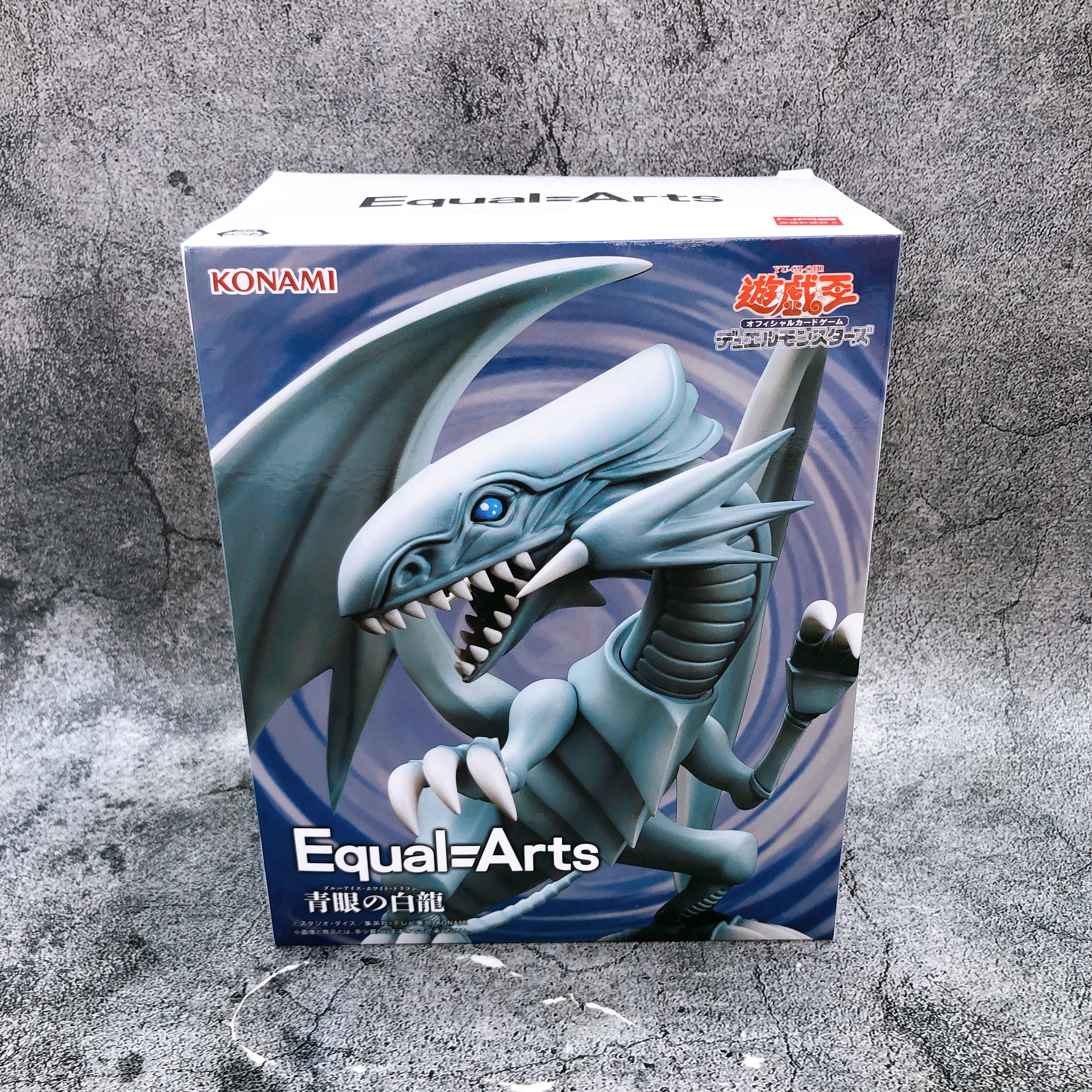 Yu-Gi-Oh Duel Monsters Blue-Eyes White Dragon Figure Equal Arts Konami Japan