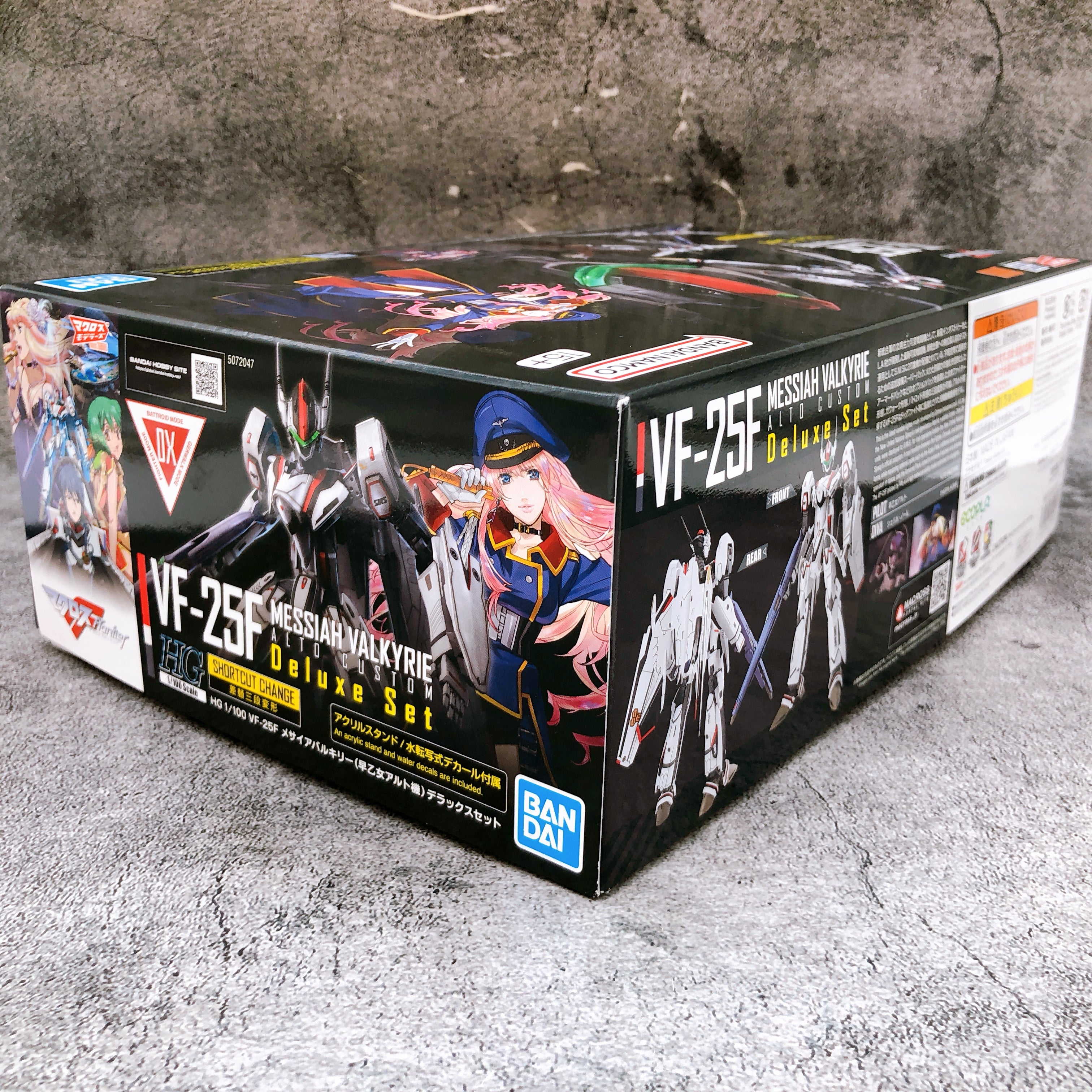 HG 1/100 VF-25F Messiah Valkyrie Alto Custom Delux Set Kit Bandai NEW FASTSHIP