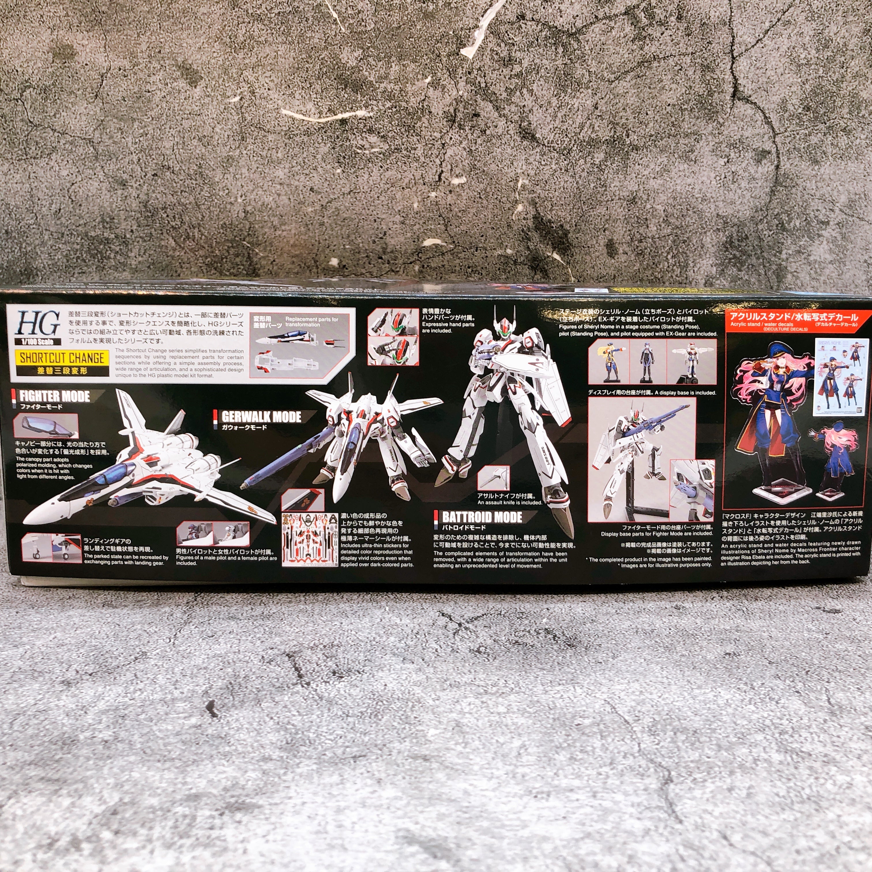 HG 1/100 VF-25F Messiah Valkyrie Alto Custom Delux Set Kit Bandai NEW FASTSHIP
