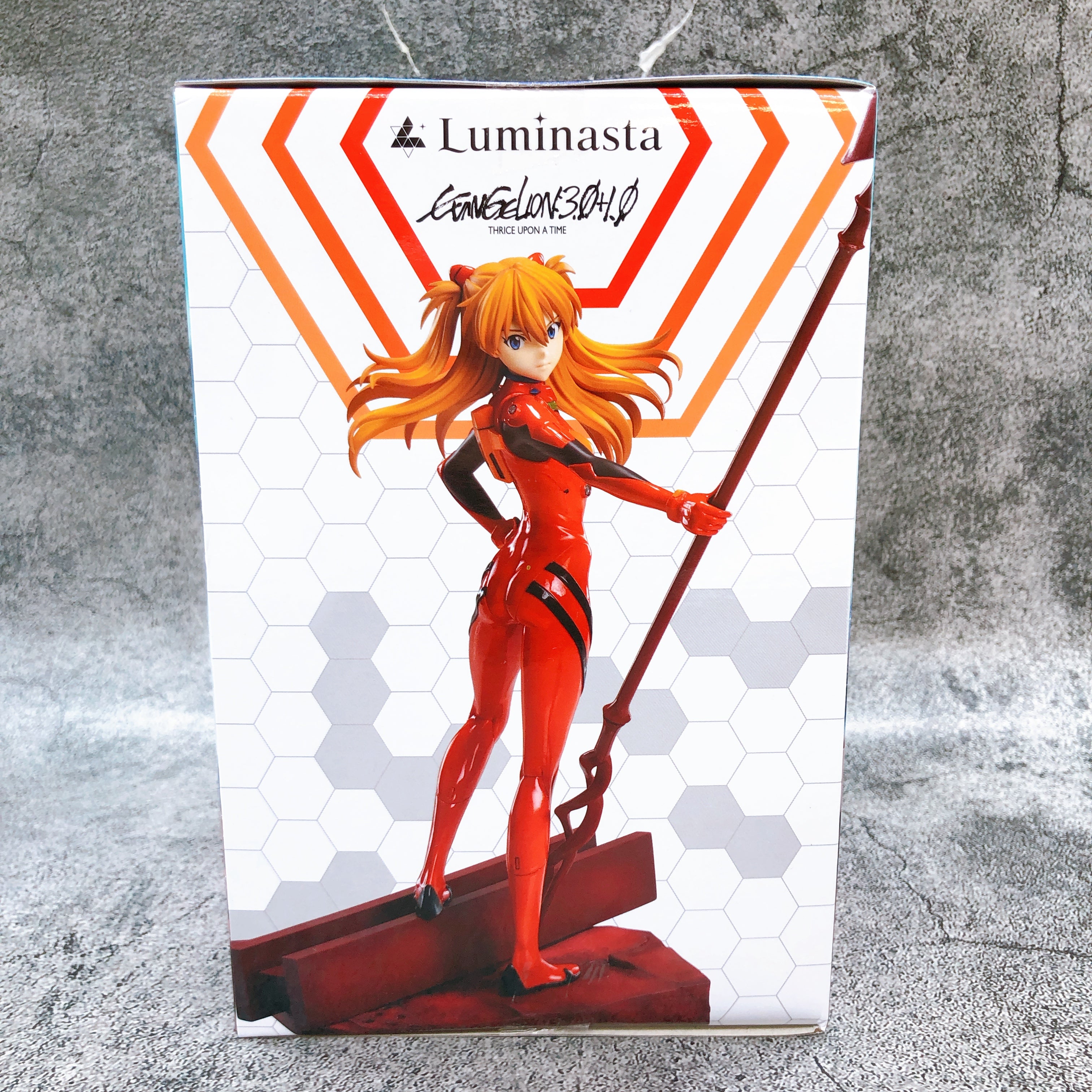 Shin Evangelion Asuka Shikinami Langley Spear of Cassius Luminasta Figure SEGA