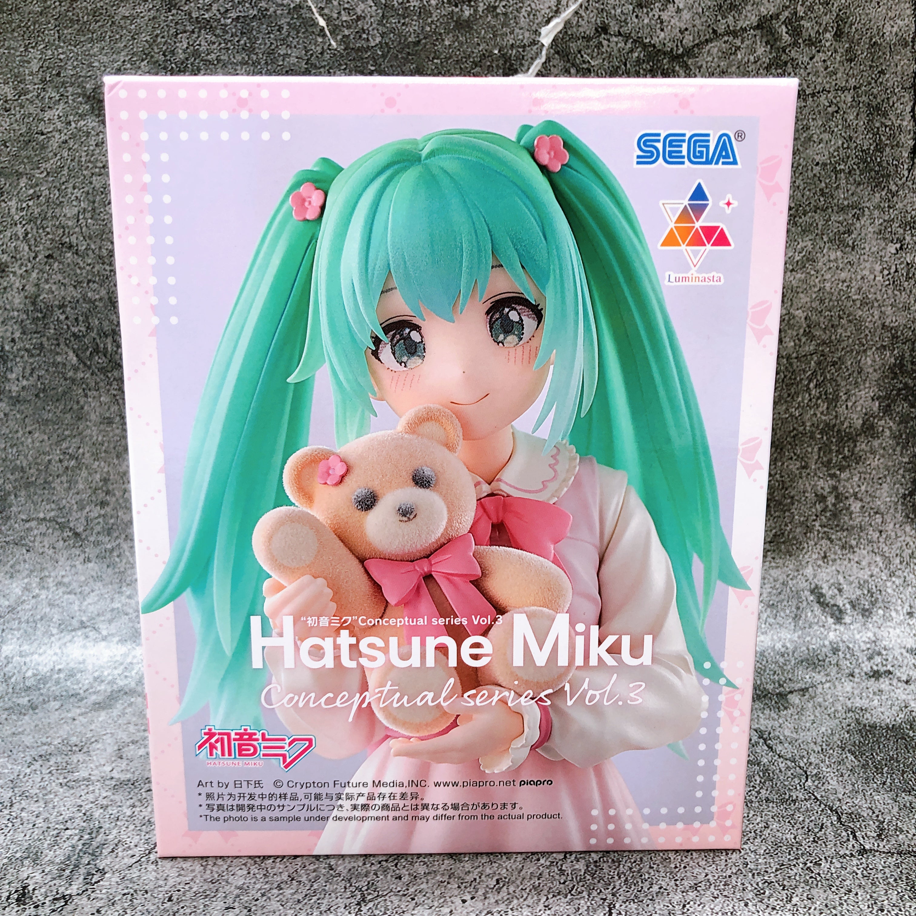 Hatsune Miku Conceptual series Vol.3 Luminasta Figure SEGA from Japan Sealed NEW