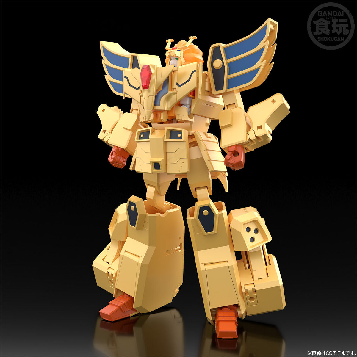 SMP Leonkyzer Brave of Gold Goldran Shokugan Model Kit Premium Bandai