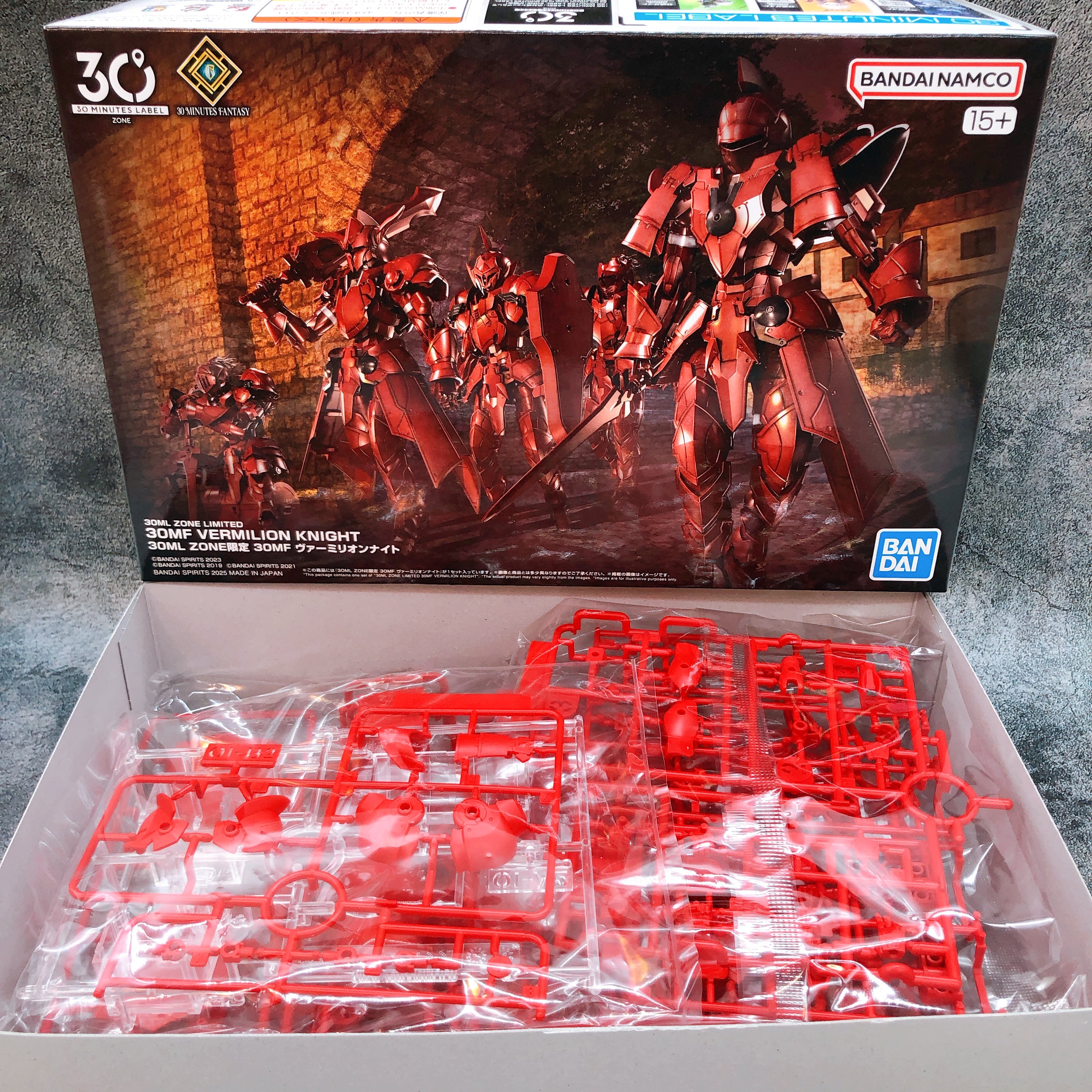 30MF Vermilion Knight 30ML ZONE Limited Plastic Model Kit Bandai from Japan NEW