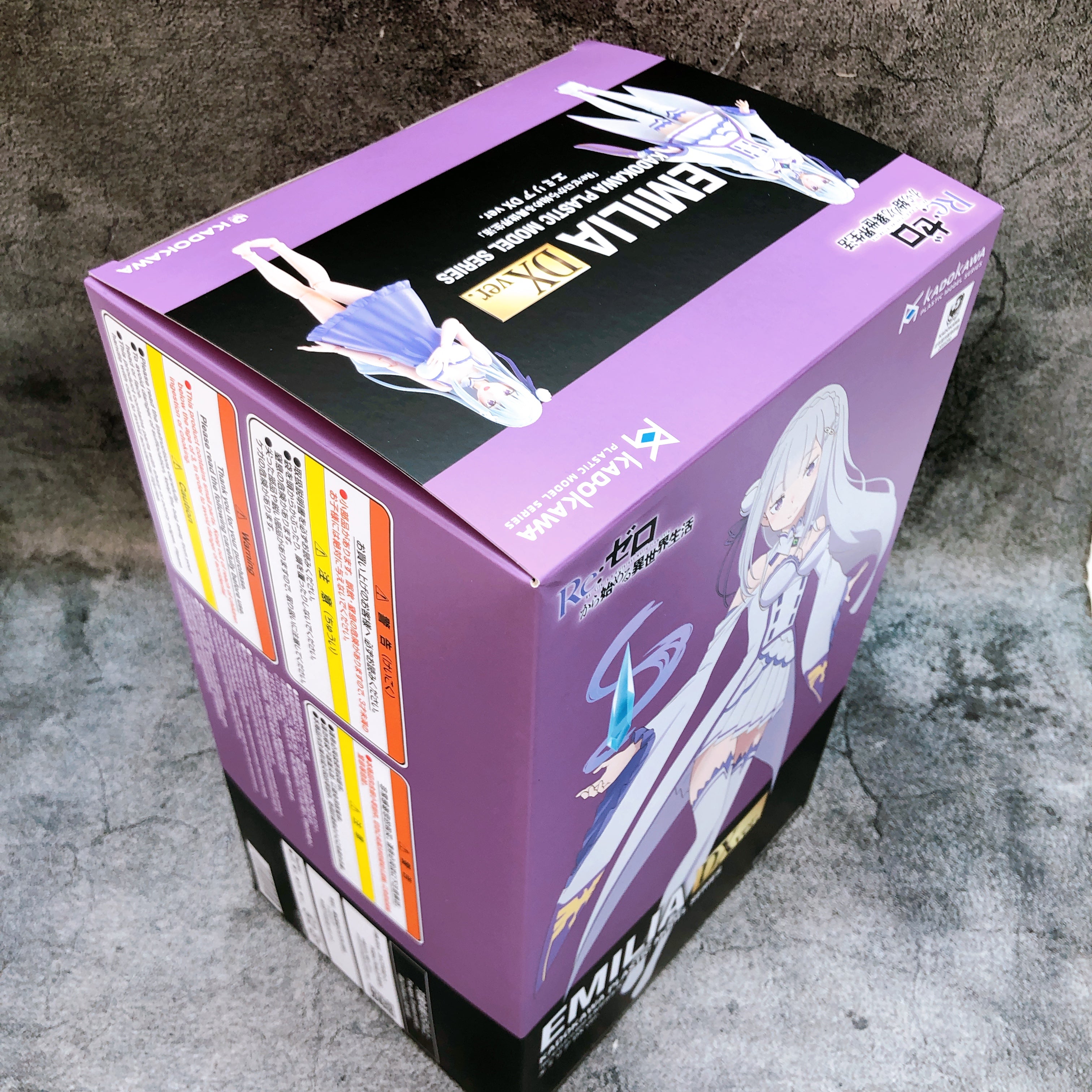 KADOKAWA PLASTIC MODEL SERIES Emilia DX Ver Re:Zero Model Kit Japan Sealed NEW