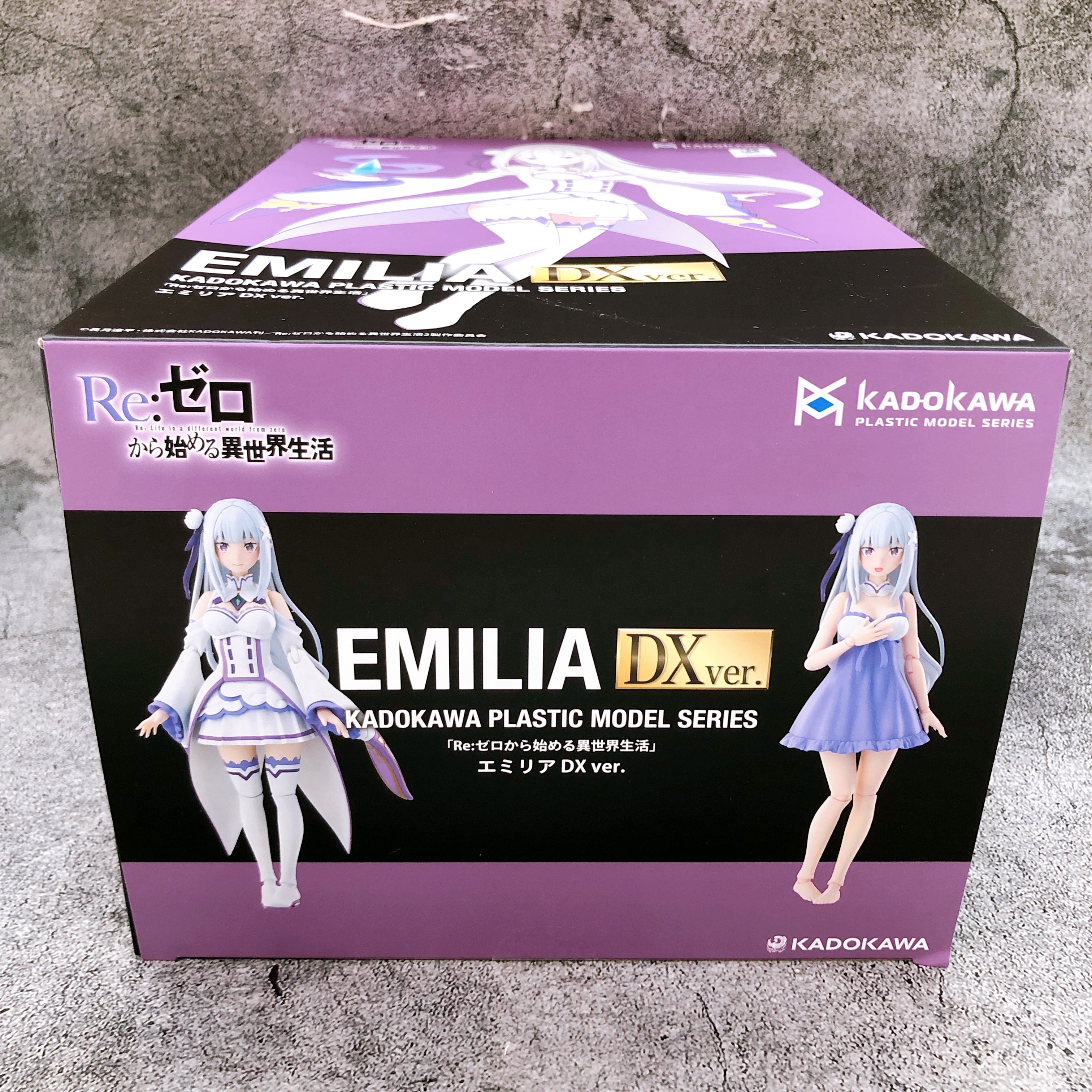 KADOKAWA PLASTIC MODEL SERIES Emilia DX Ver Re:Zero Model Kit Japan Sealed NEW