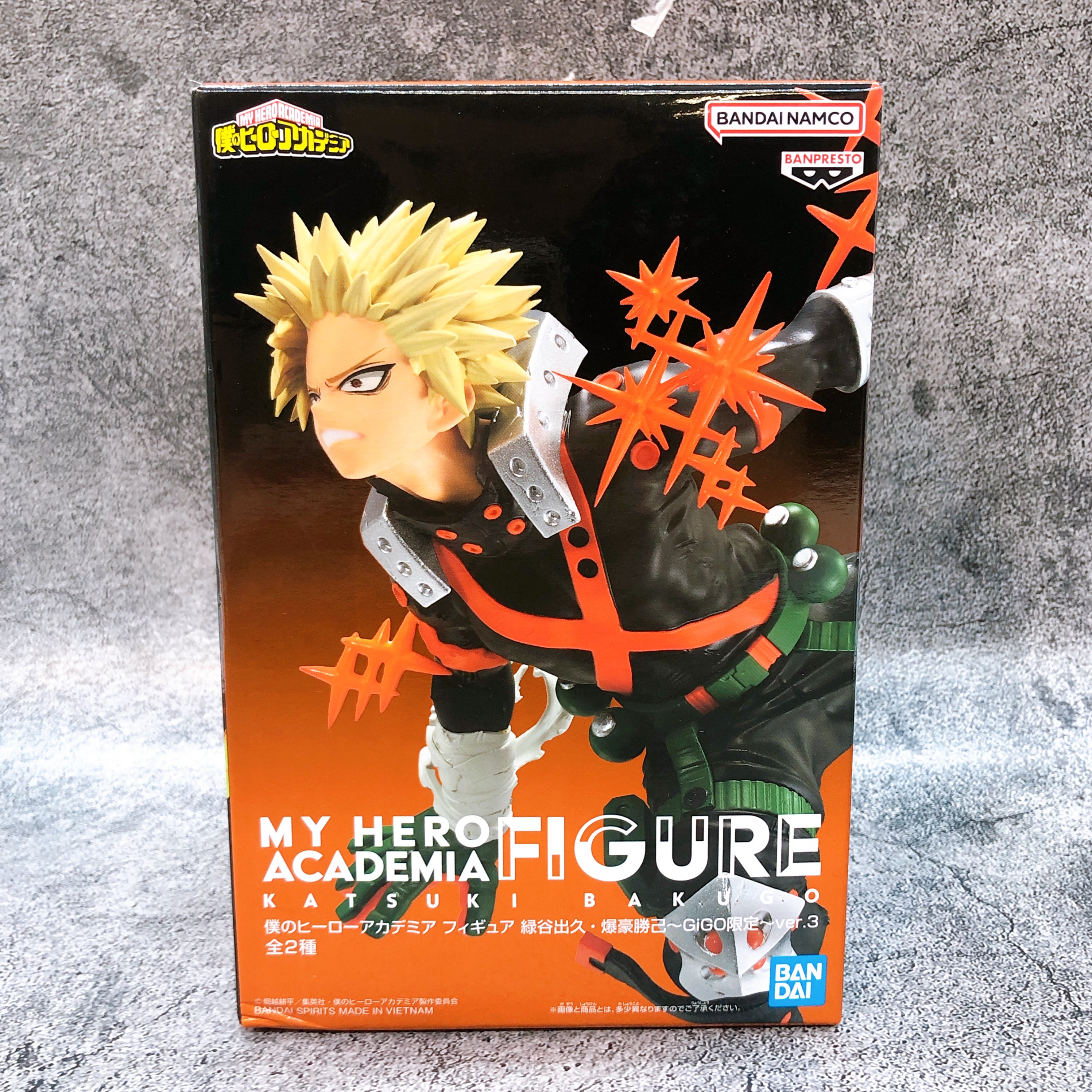 My Hero Academia Katsuki Bakugo Figure GiGO Limited ver.3 BANPRESTO Japan Sealed