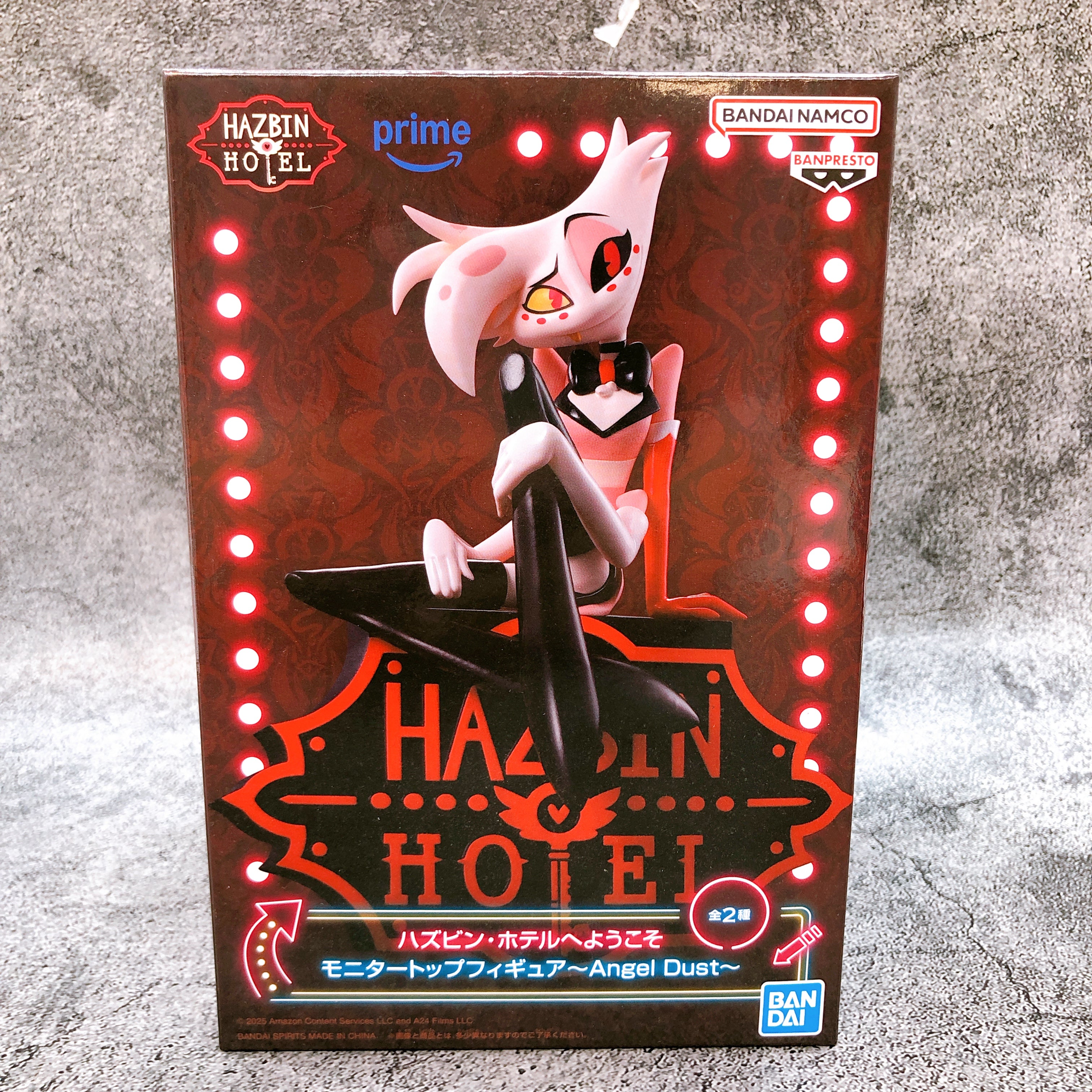 Hazbin Hotel Angel Dust Normal Color Monitor Top Figure BANPRESTO Japan Sealed