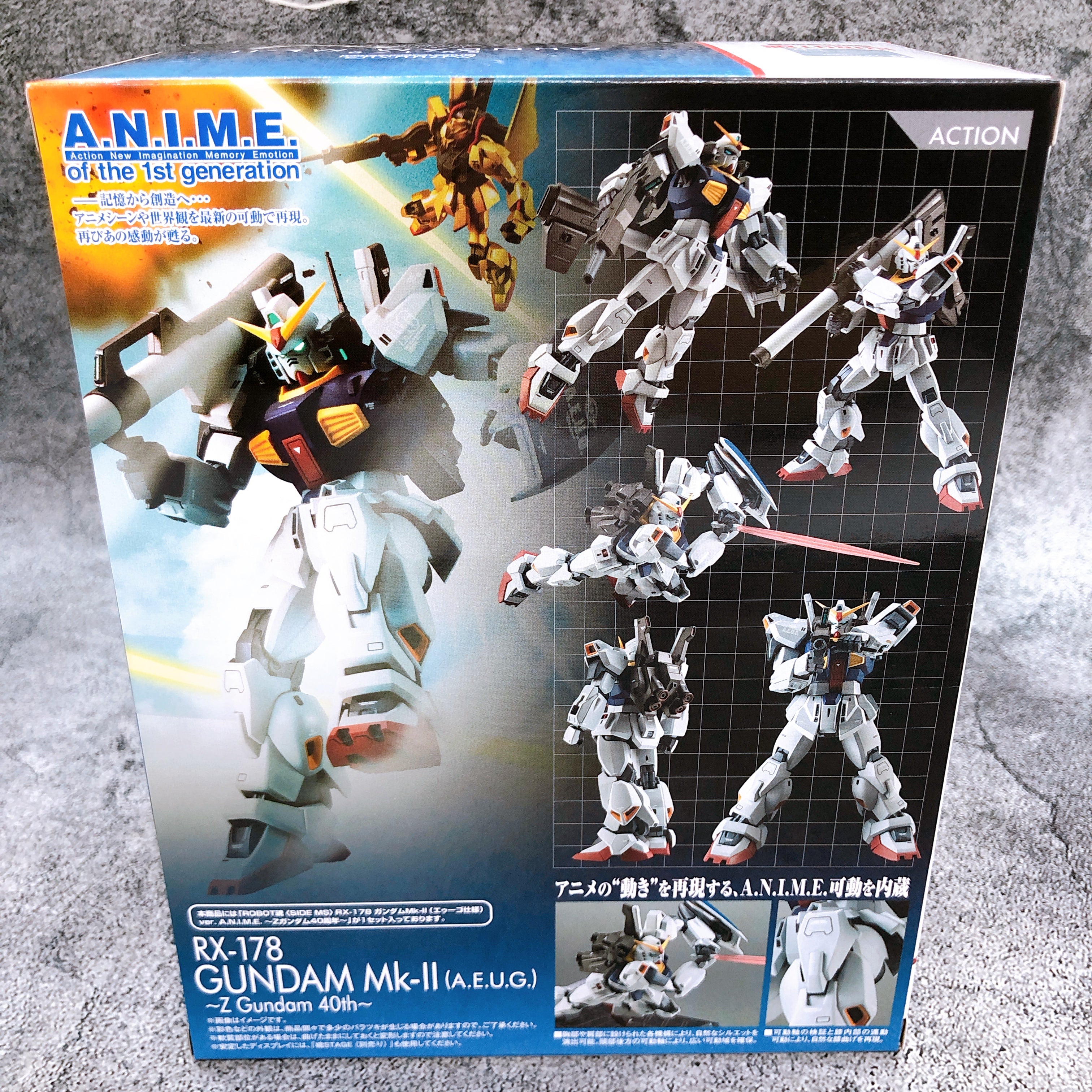 RX-178 Gundam Mk-II AEUG A.N.I.M.E. 40th ROBOT SPIRITS Bandai Action Figure NEW