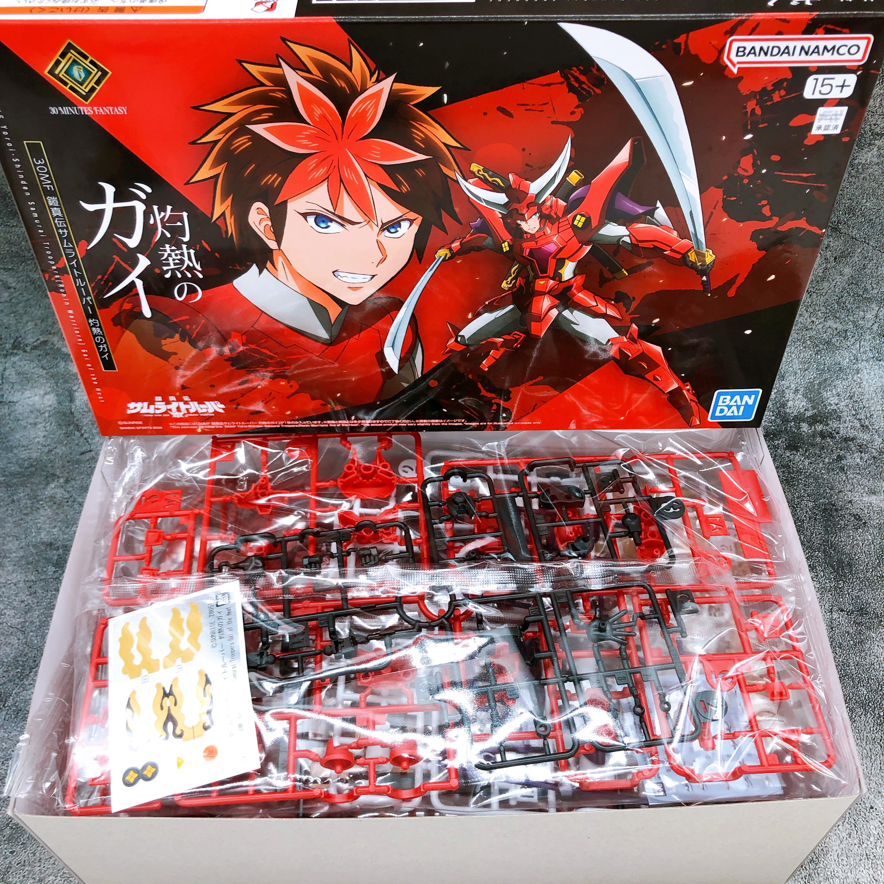30MF Yoroi-Shinden Samurai Trooper Ronin Warrior Gai of the Heat Kit Bandai NEW
