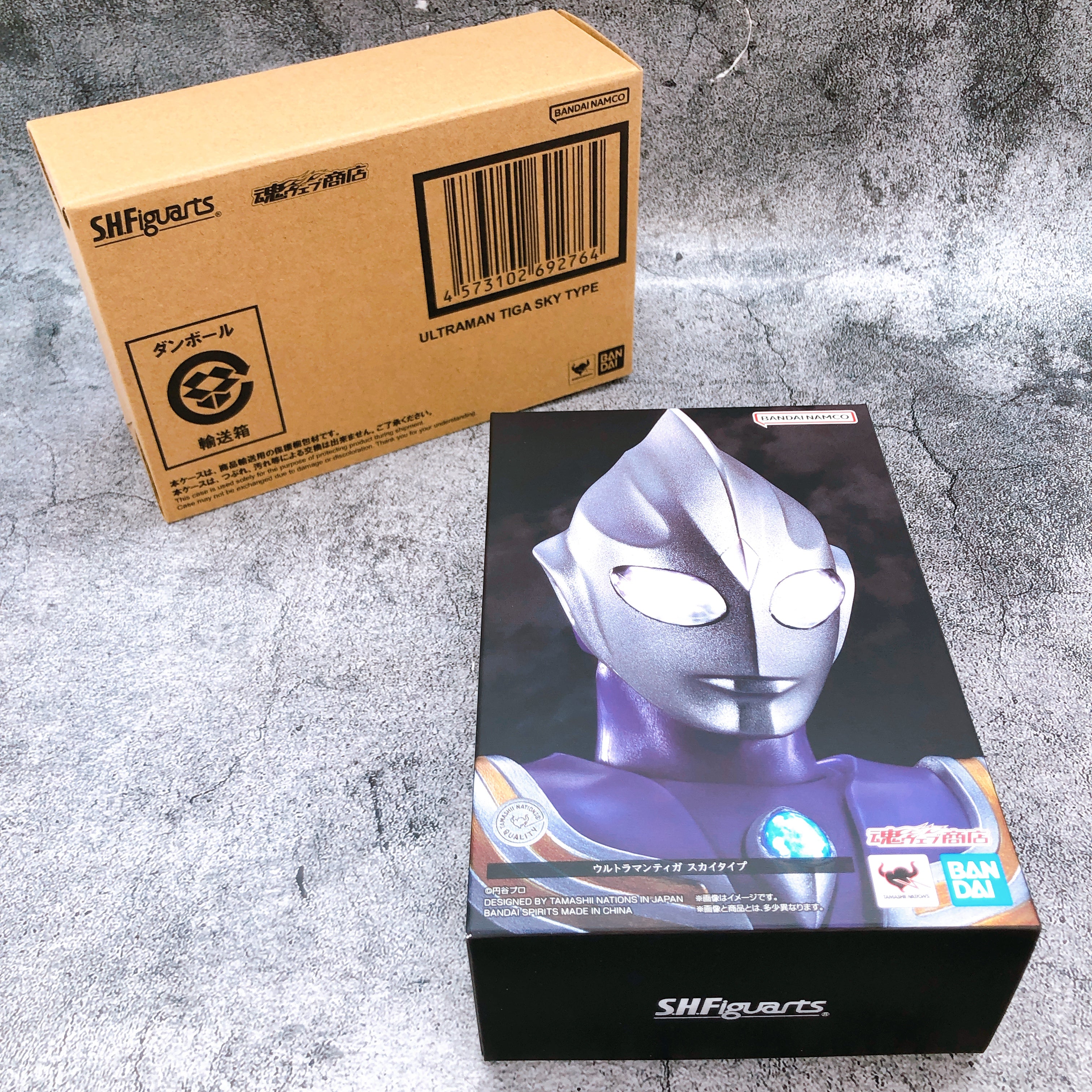 Ultraman Tiga Sky Type S.H.Figuarts Shinkocchou Seihou True Bone Carving Method