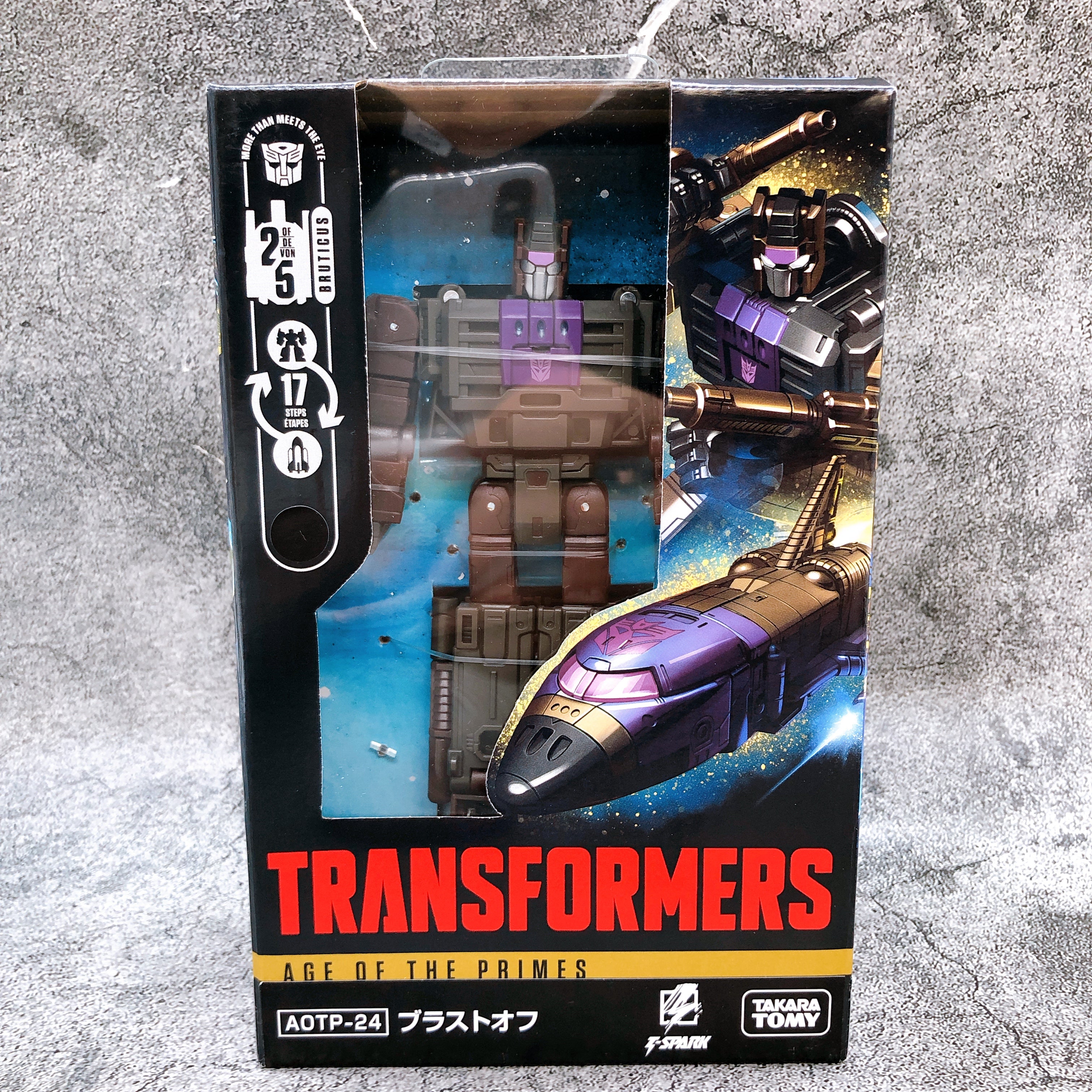Transformers AOTP-24 Blast Off T-Spark Action Figure Takara Tomy Japan Sealed