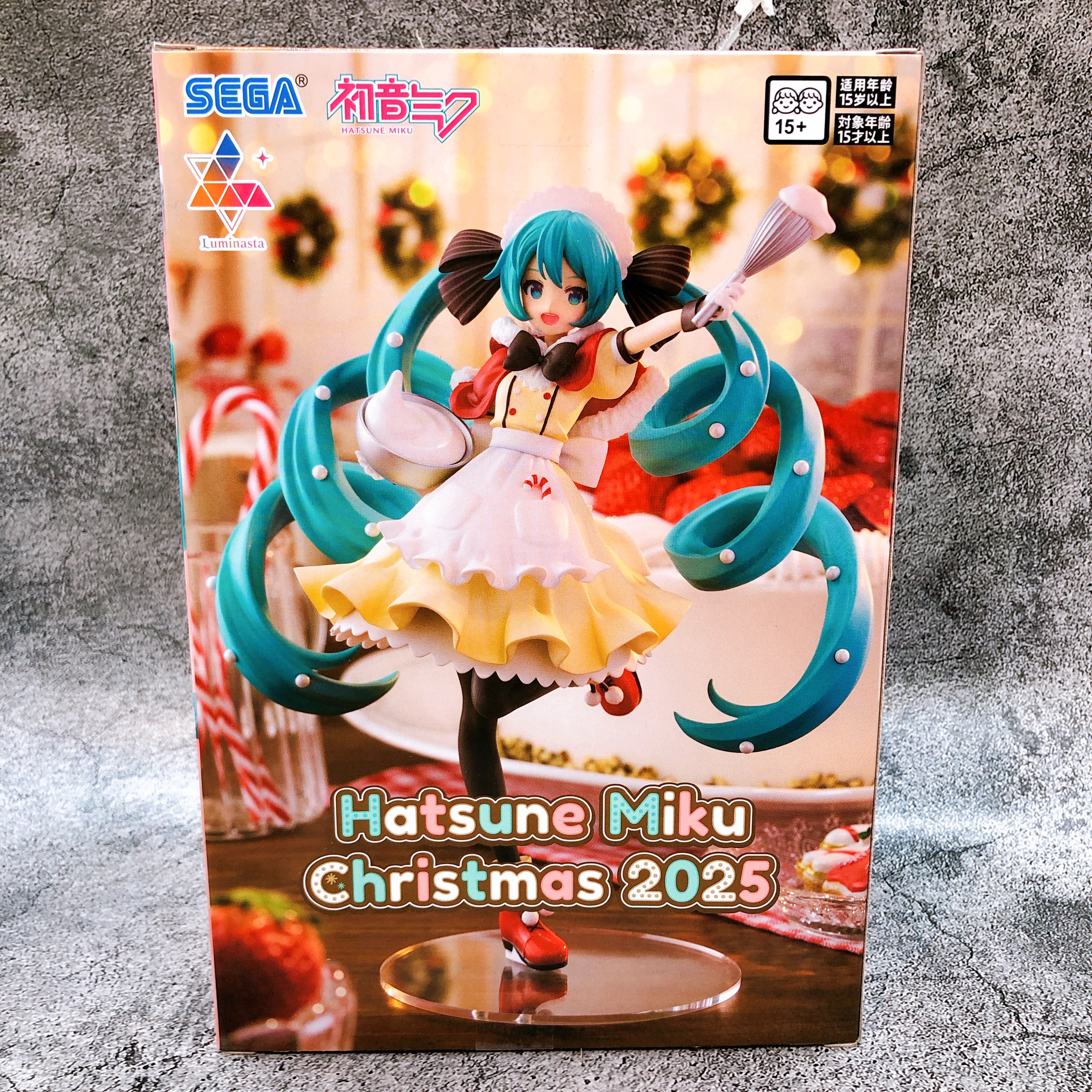 Hatsune Miku Christmas 2025 Luminasta Figure SEGA from Japan Sealed NEW FASTSHIP