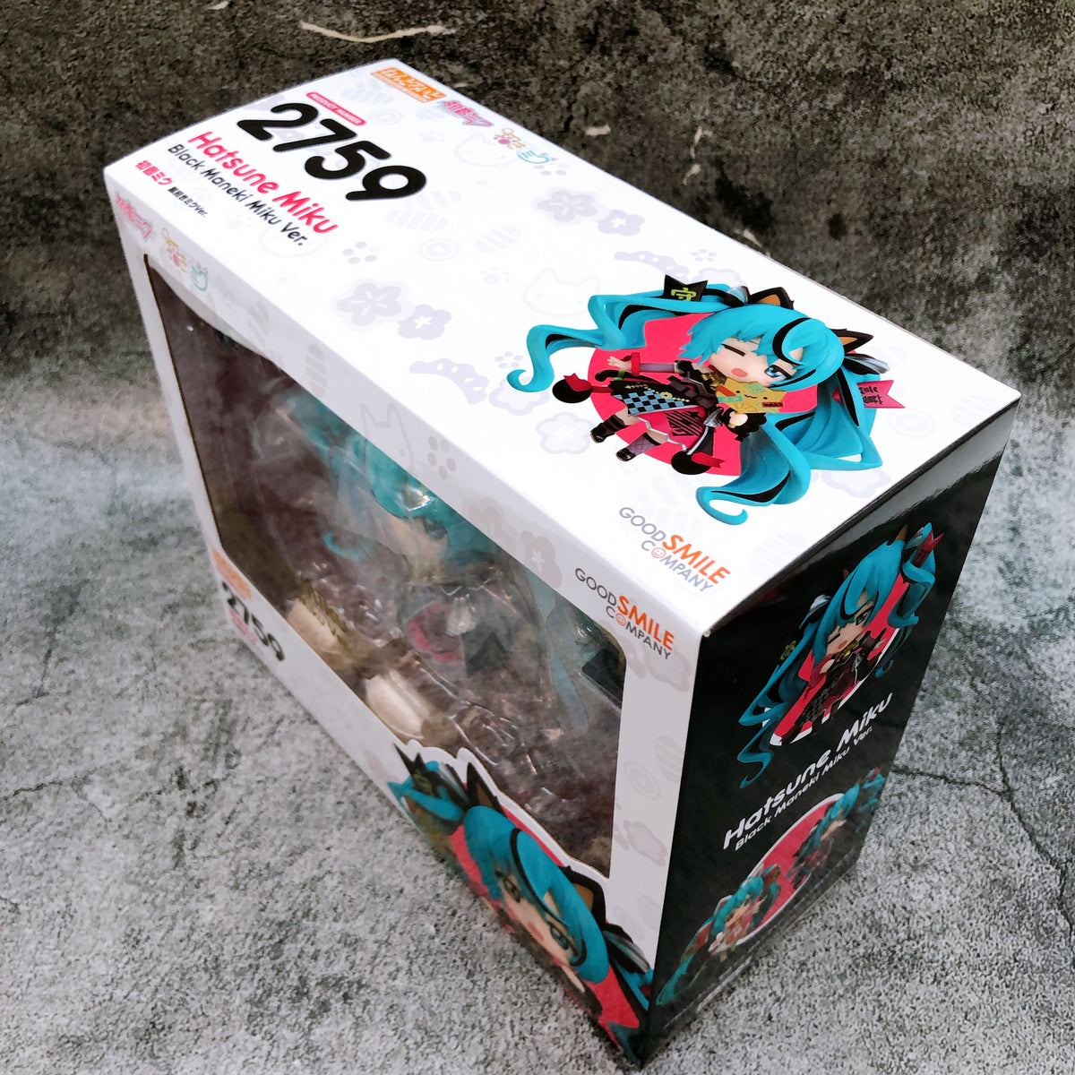 (w/Bonus) Hatsune Miku Black Maneki ver. Nendoroid 2759 Action Figure 15+ Japan