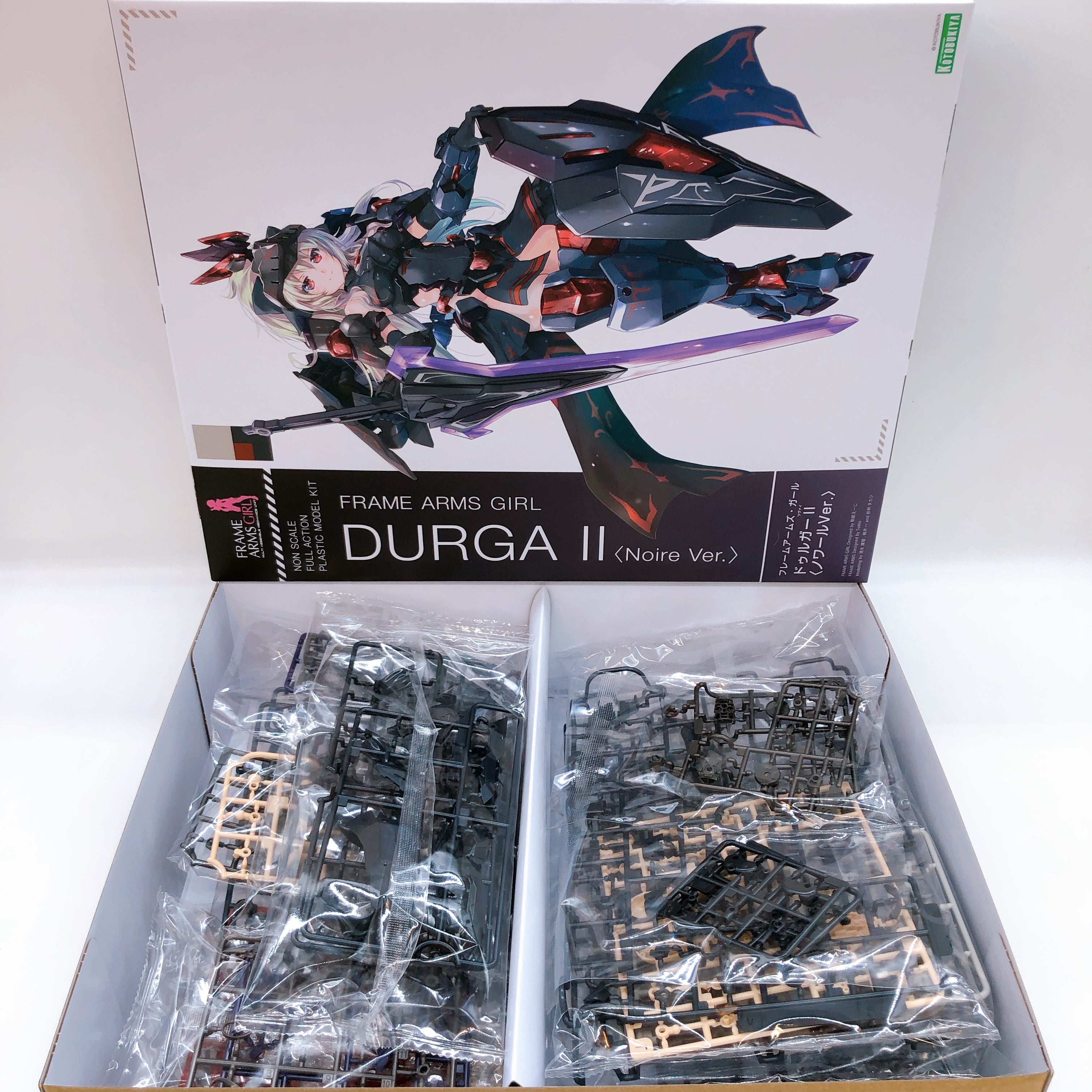 Frame Arms Girl Durga II Noire Ver Non Scale Model Kit KOTOBUKIYA Japan FASTSHIP