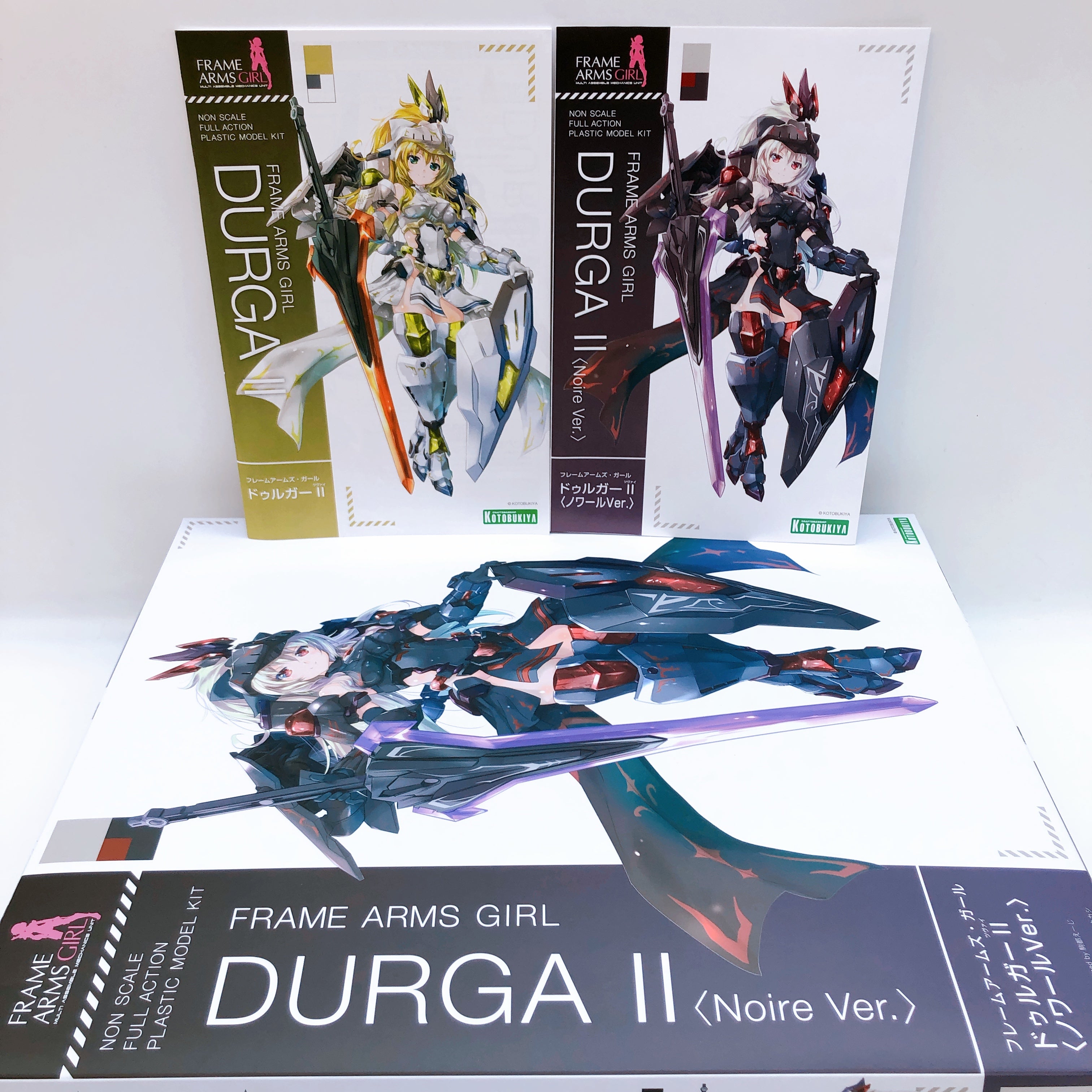 Frame Arms Girl Durga II Noire Ver Non Scale Model Kit KOTOBUKIYA Japan FASTSHIP
