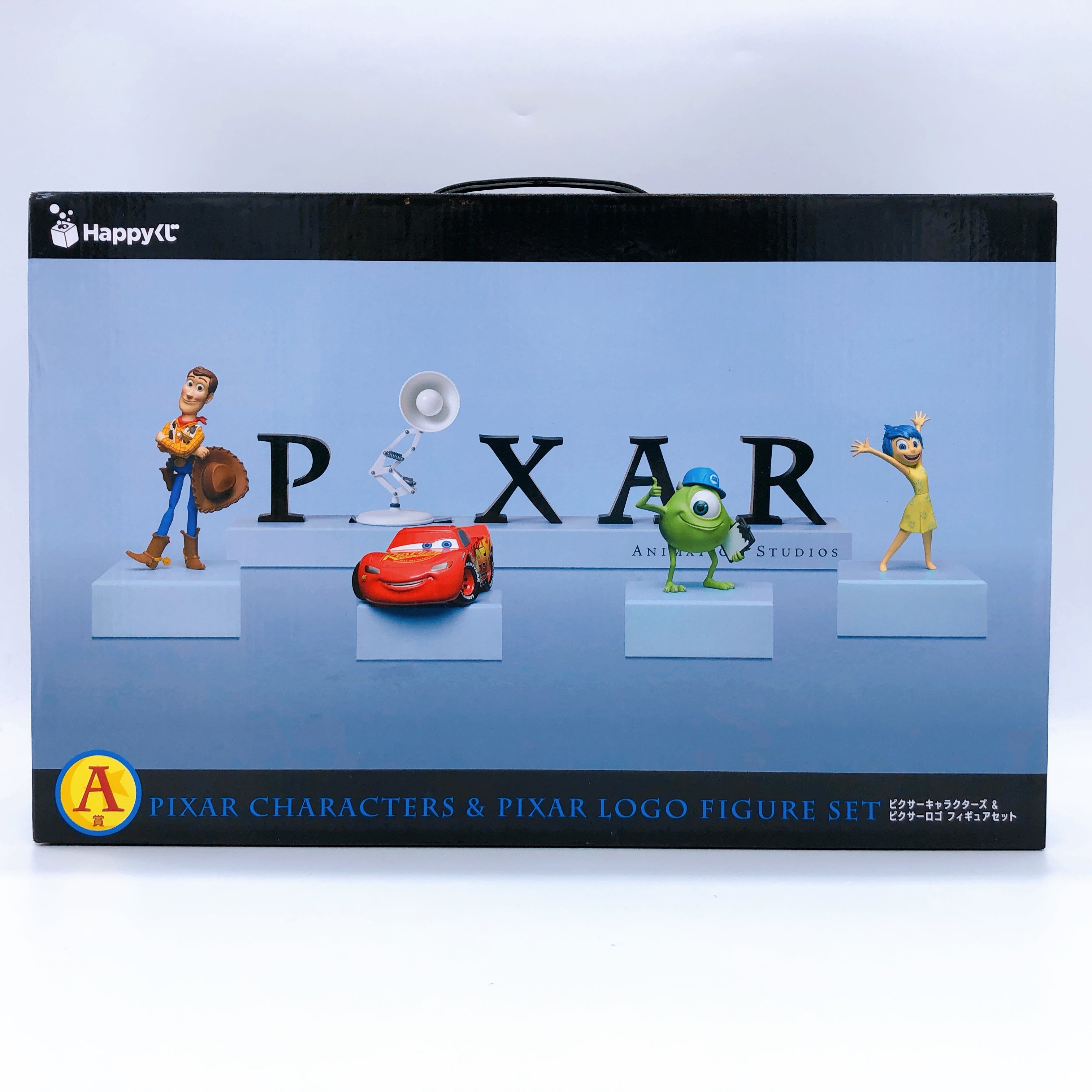 PIXAR Characters & Logo Figure Set 2025 Happy Kuji A Prize Disney AUTH