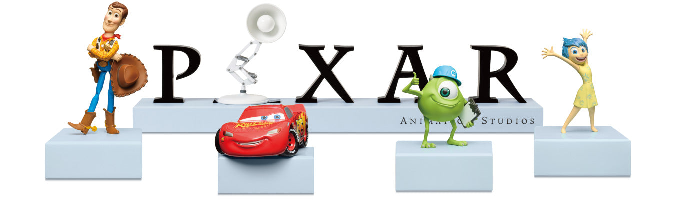 PIXAR Characters & Logo Figure Set 2025 Happy Kuji A Prize Disney AUTHENTIC