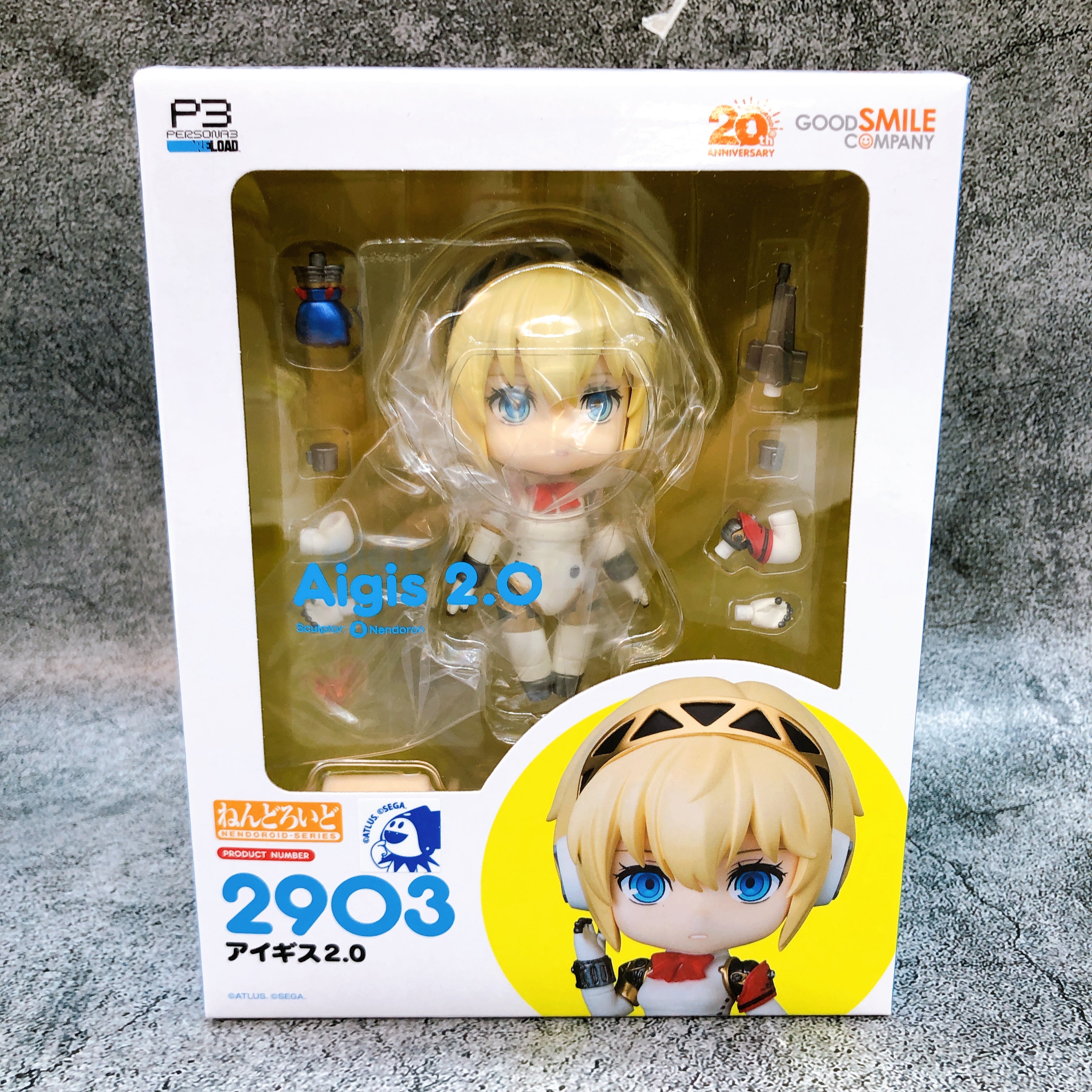Aigis 2.0 Nendoroid 2903 Persona 3 Reload Action Figure 15+ GSC Japan AUTHENTIC