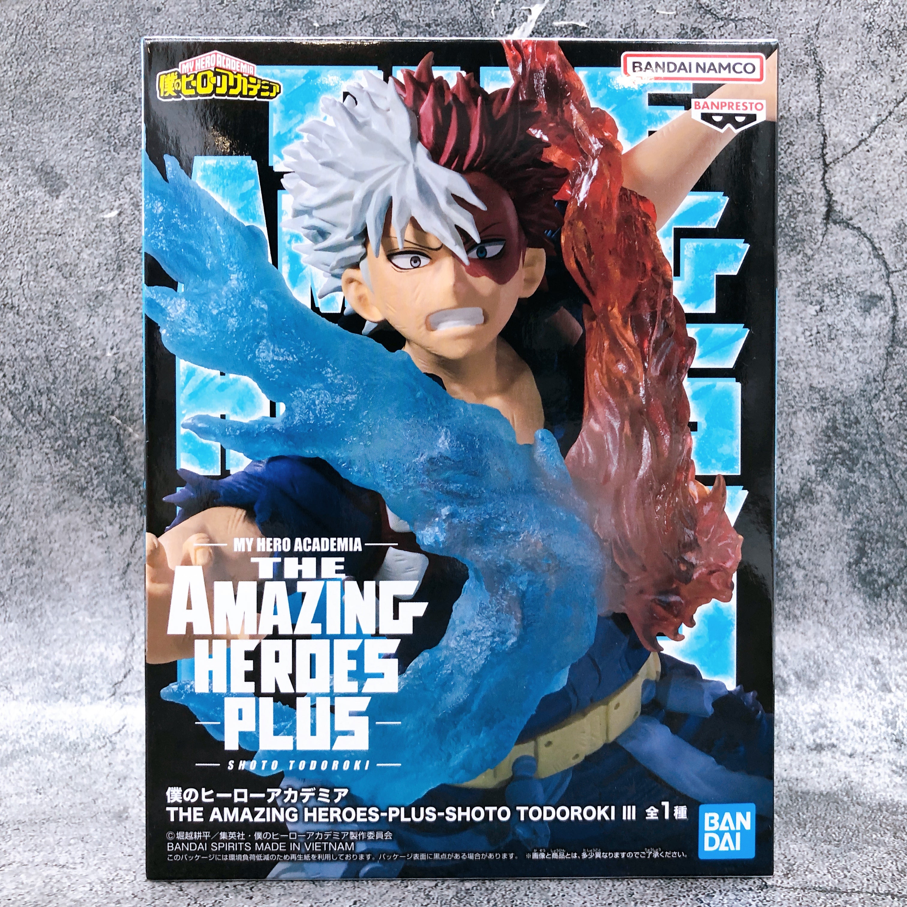 My Hero Academia Shoto Todoroki III THE AMAZING HEROES PLUS Figure Japan Sealed
