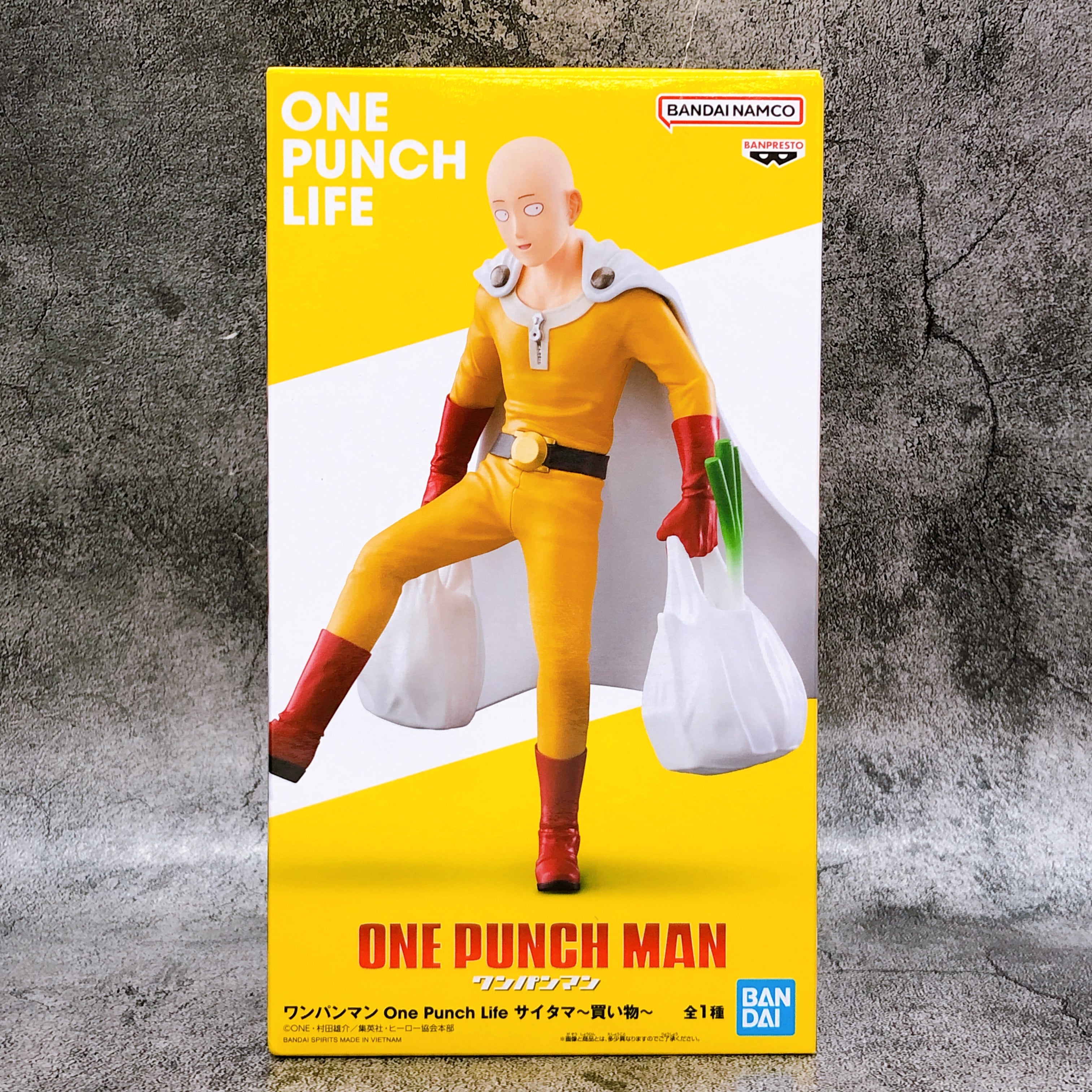 One Punch Man Saitama Shopping One Punch Life Figure BANPRESTO Sealed FASTSHIP
