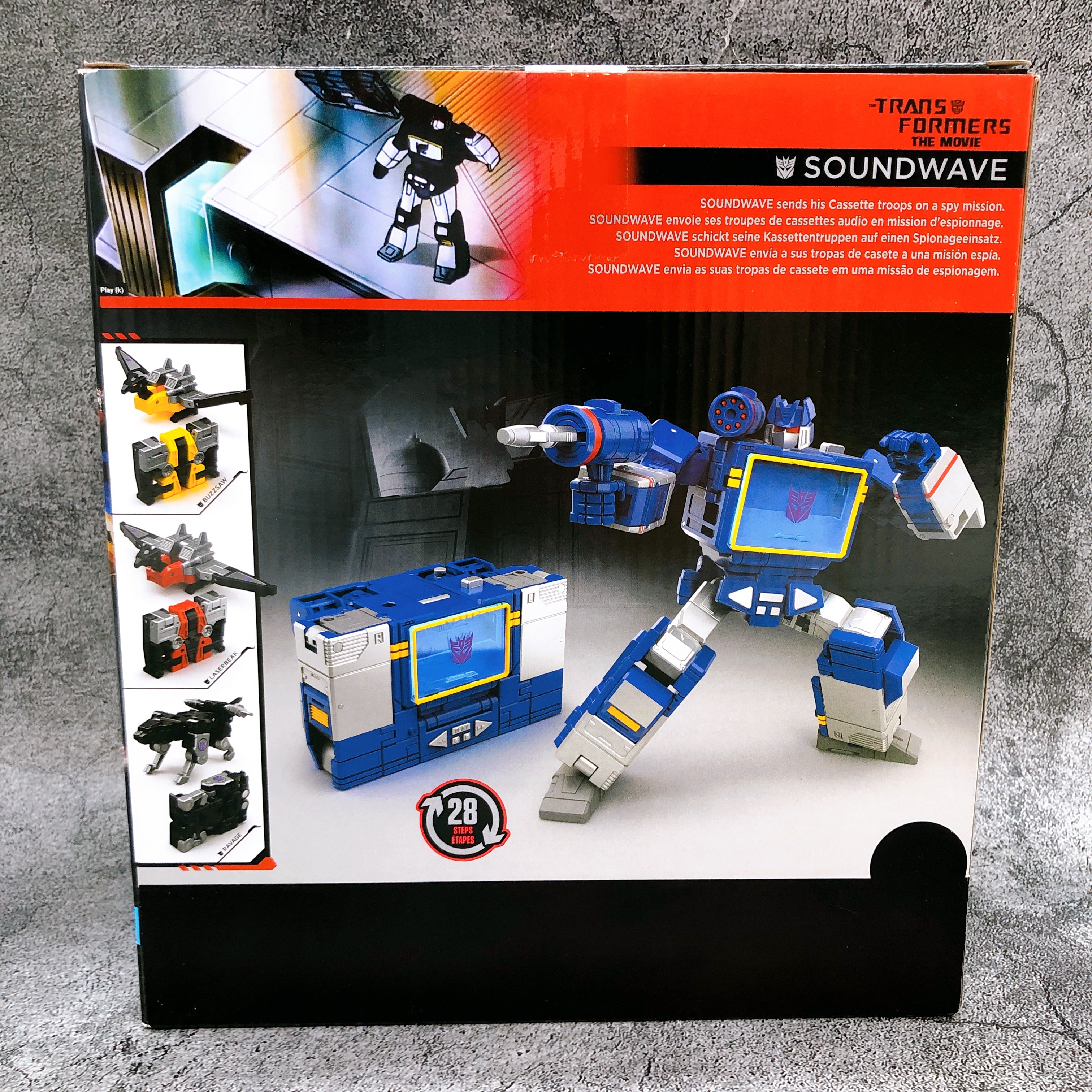 Transformers TS-18 Soundwave Set T-Spark Action Figure Takara Tomy Japan Sealed