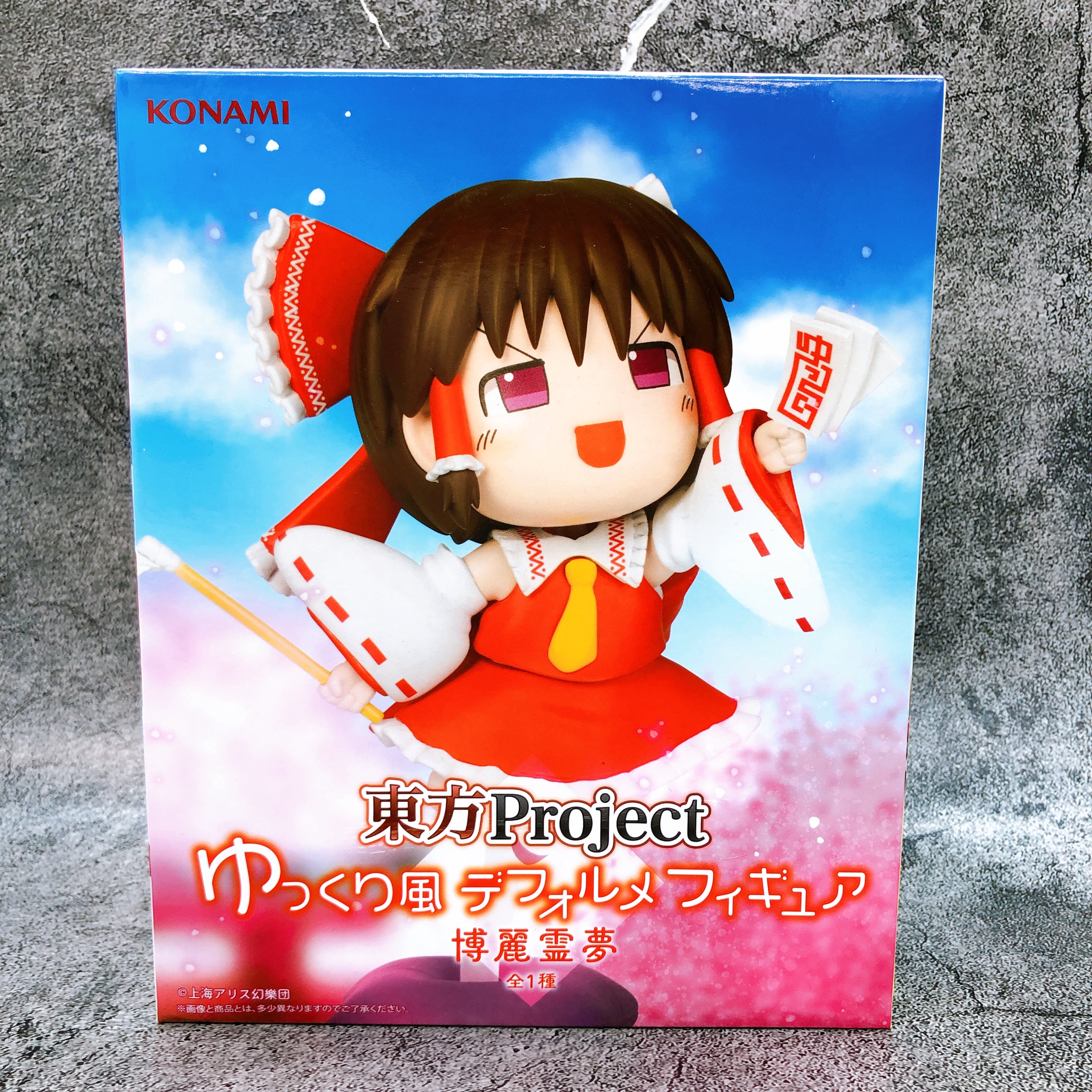 Touhou Project Reimu Hakurei Yukkuri (style)Figure Konami Japan AUTHENTIC