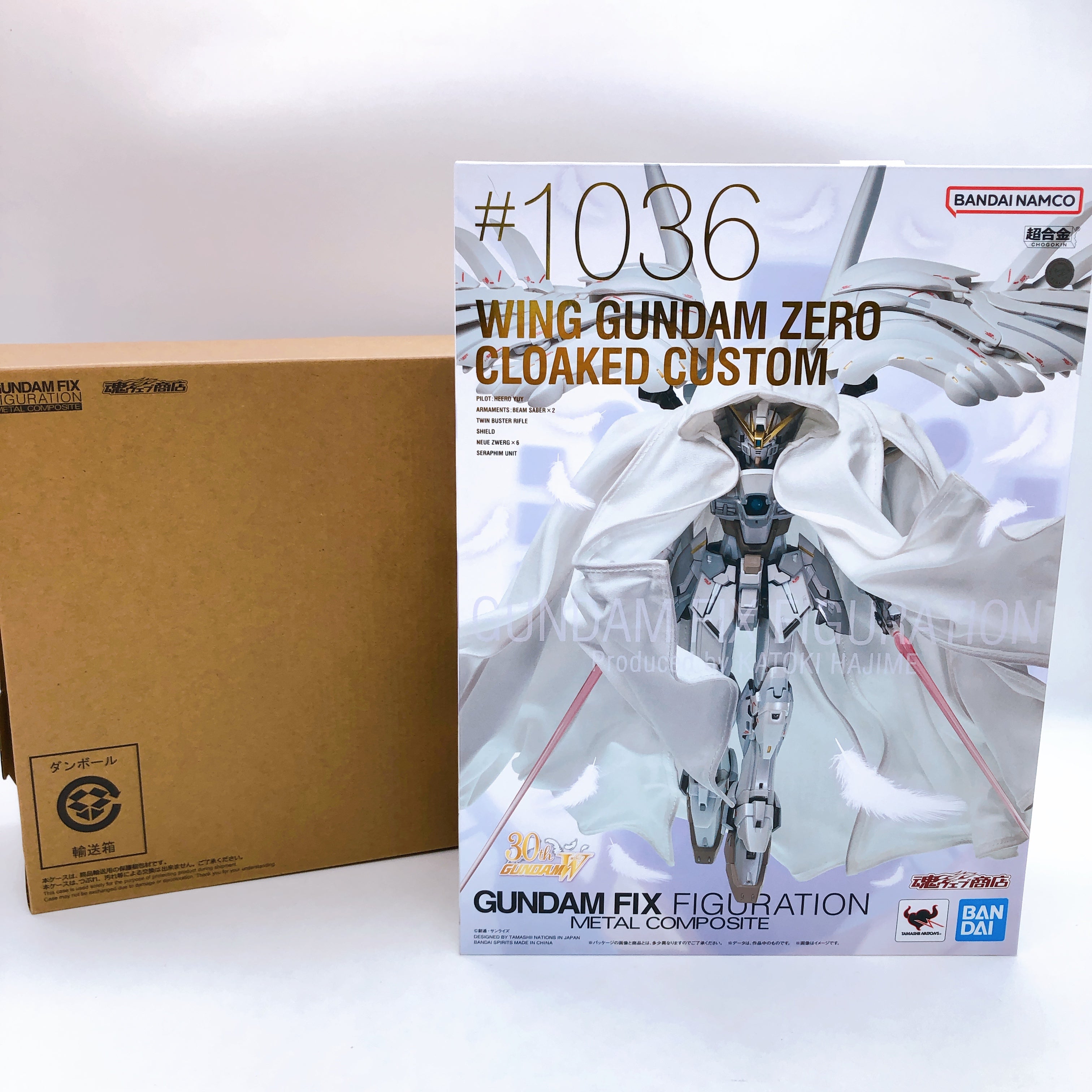 Wing Gundam Zero Cloaked Custom Gundam Fix Figuration Metal Composite Bandai