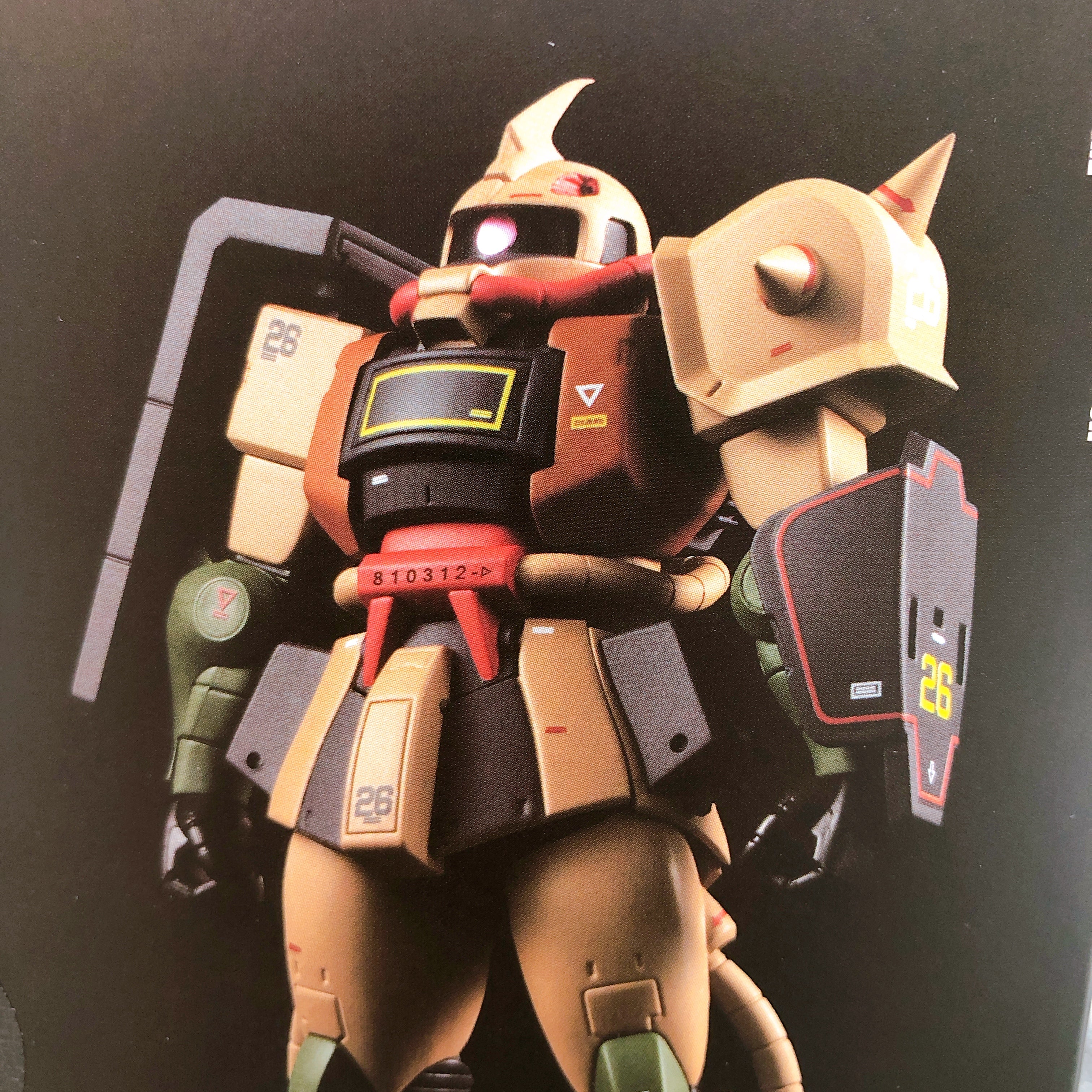 Robot Spirits SIDE MS MS-06D Zaku Desert Type MS MUSEUM ver. A.N.I.M.E. BANDAI