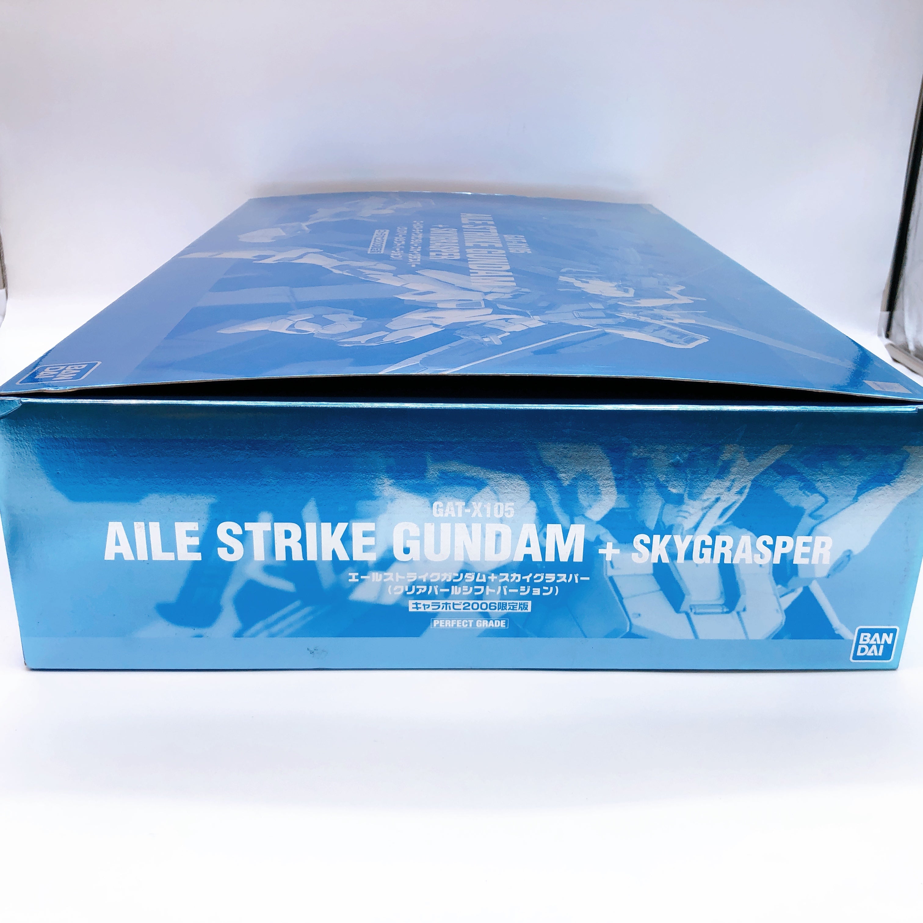 PG 1/60 Aile Strike Gundam + Skygrasper Clear Pearl Shift Ver Rare Kit Bandai