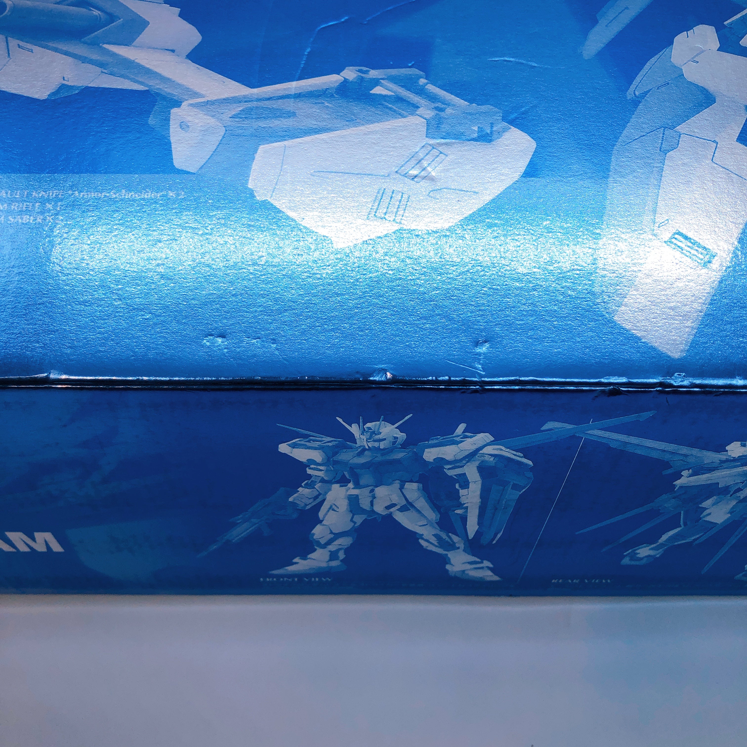 PG 1/60 Aile Strike Gundam + Skygrasper Clear Pearl Shift Ver Rare Kit Bandai