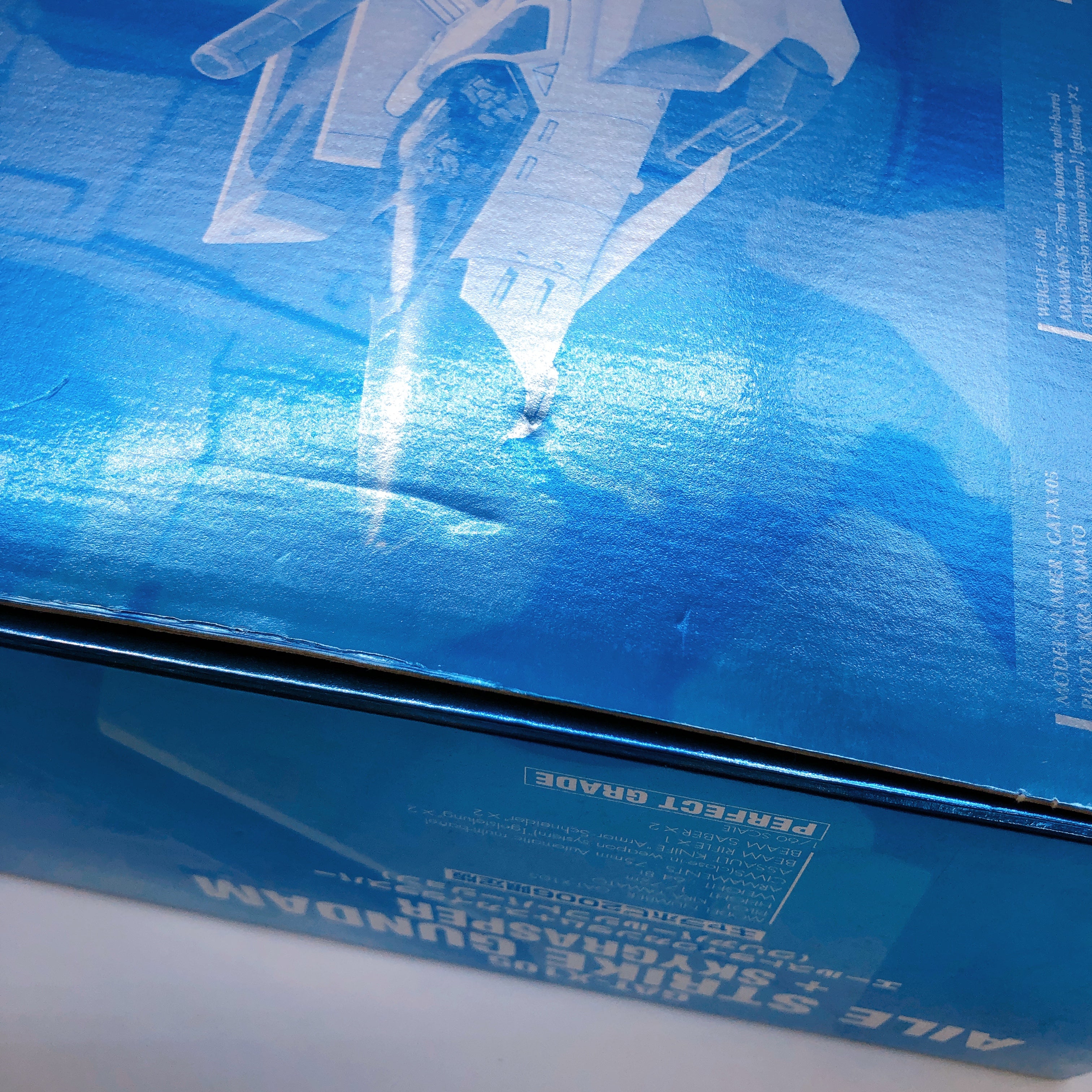 PG 1/60 Aile Strike Gundam + Skygrasper Clear Pearl Shift Ver Rare Kit Bandai